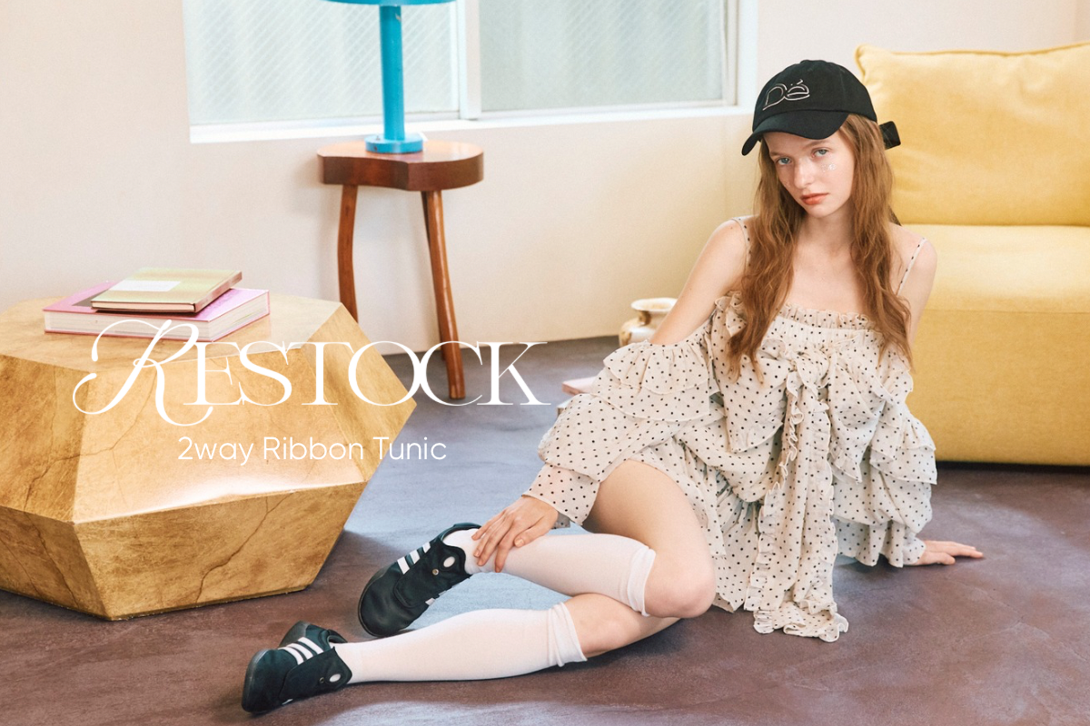 2Way Ribbon Tunic 再販売のお知らせ