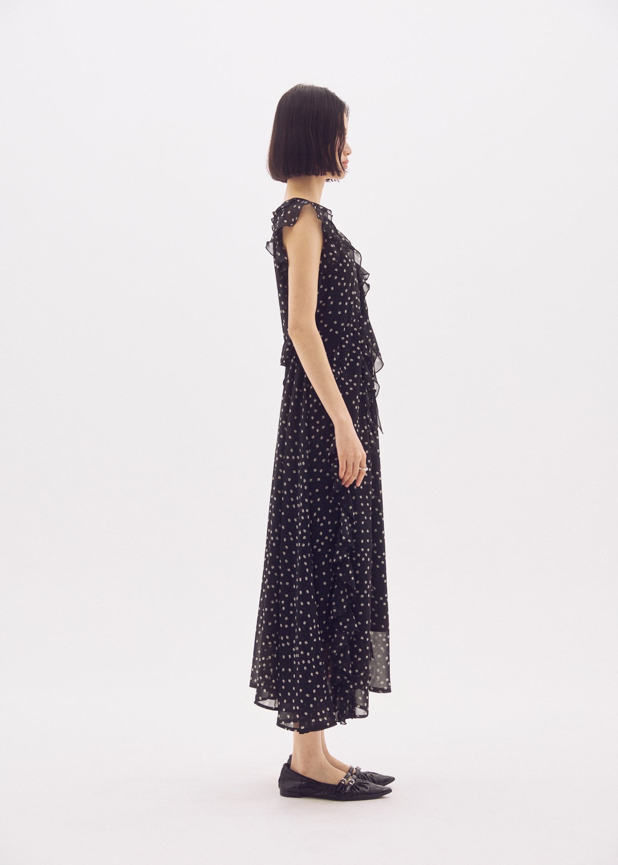 Flower Ruffle Dress