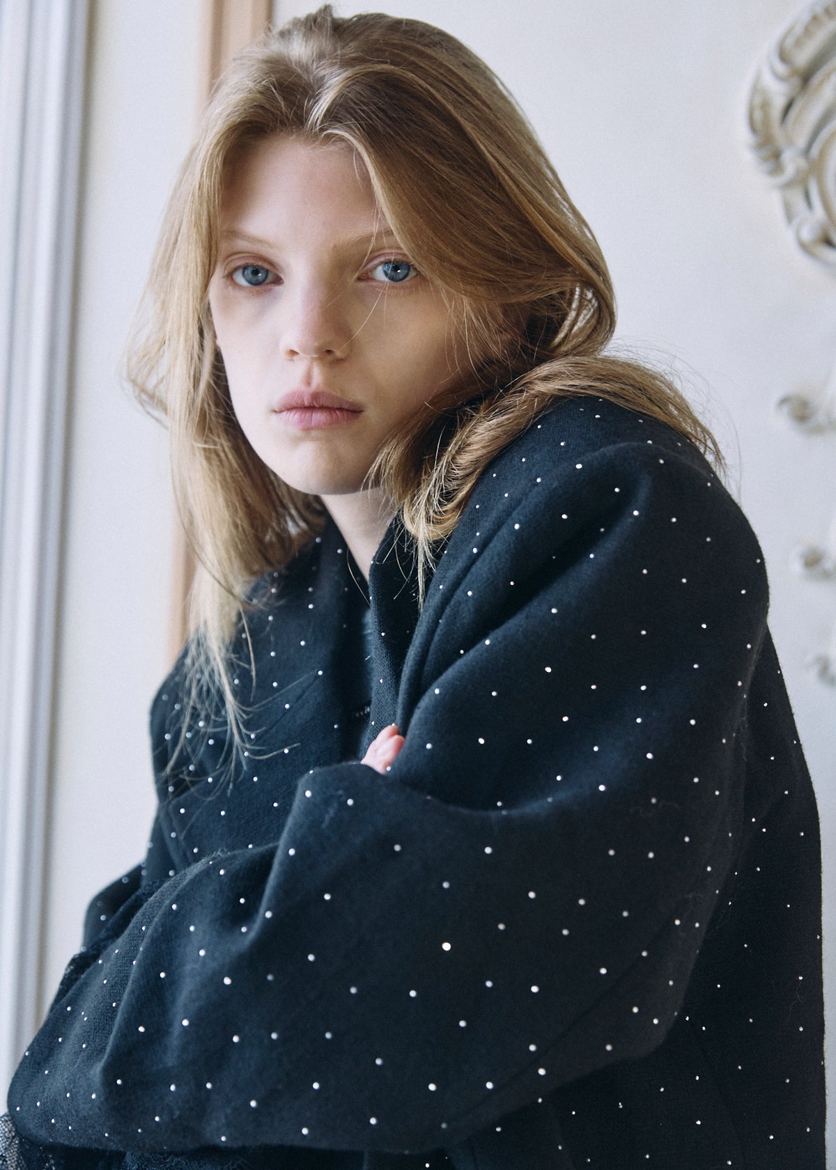 【予約商品】2WAY Bijou Lace Jacket