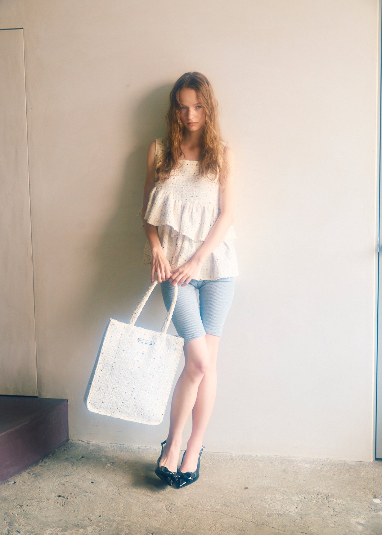 Fancy Tweed Tote Bag