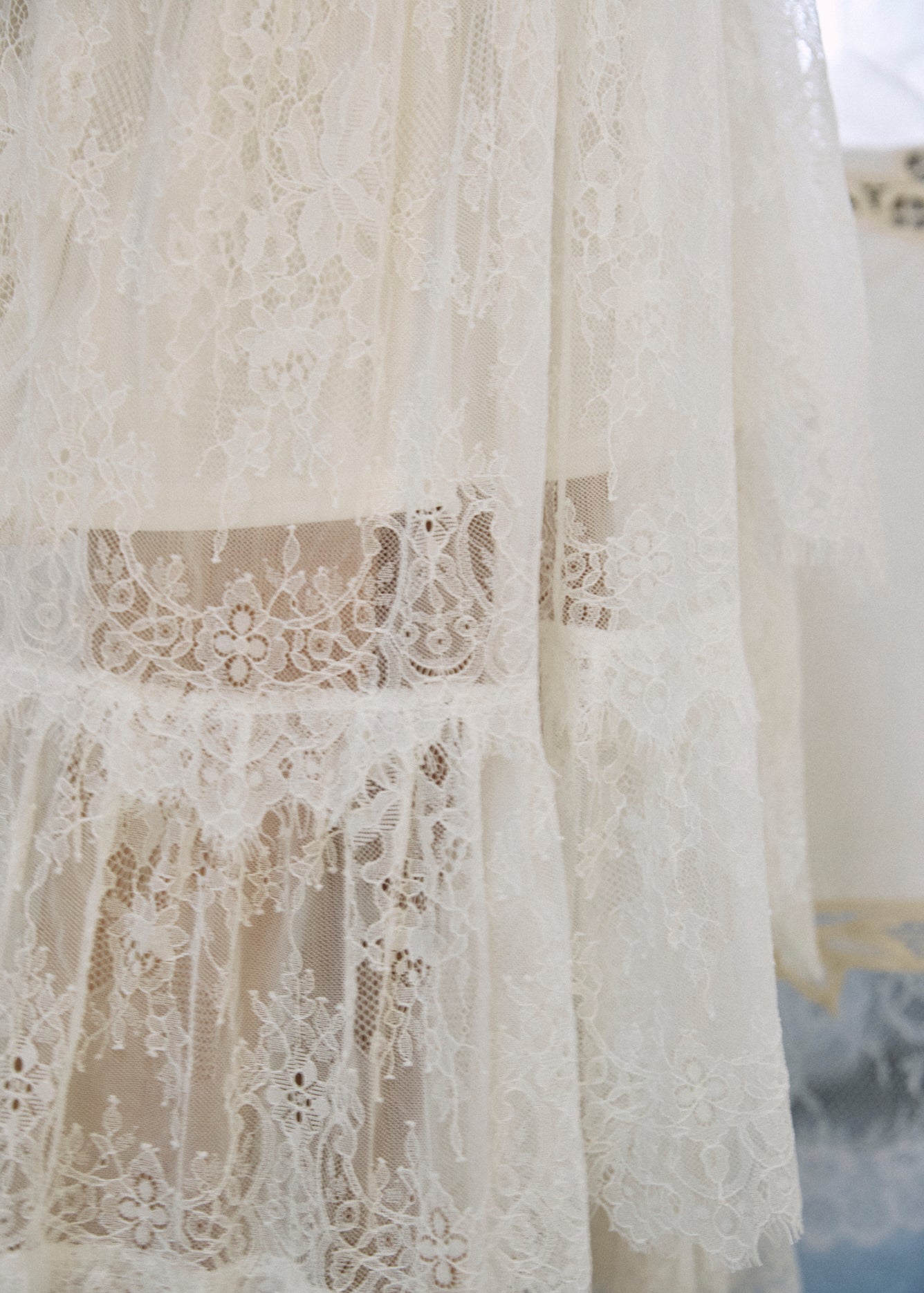 Asymmetric Lace Skirt