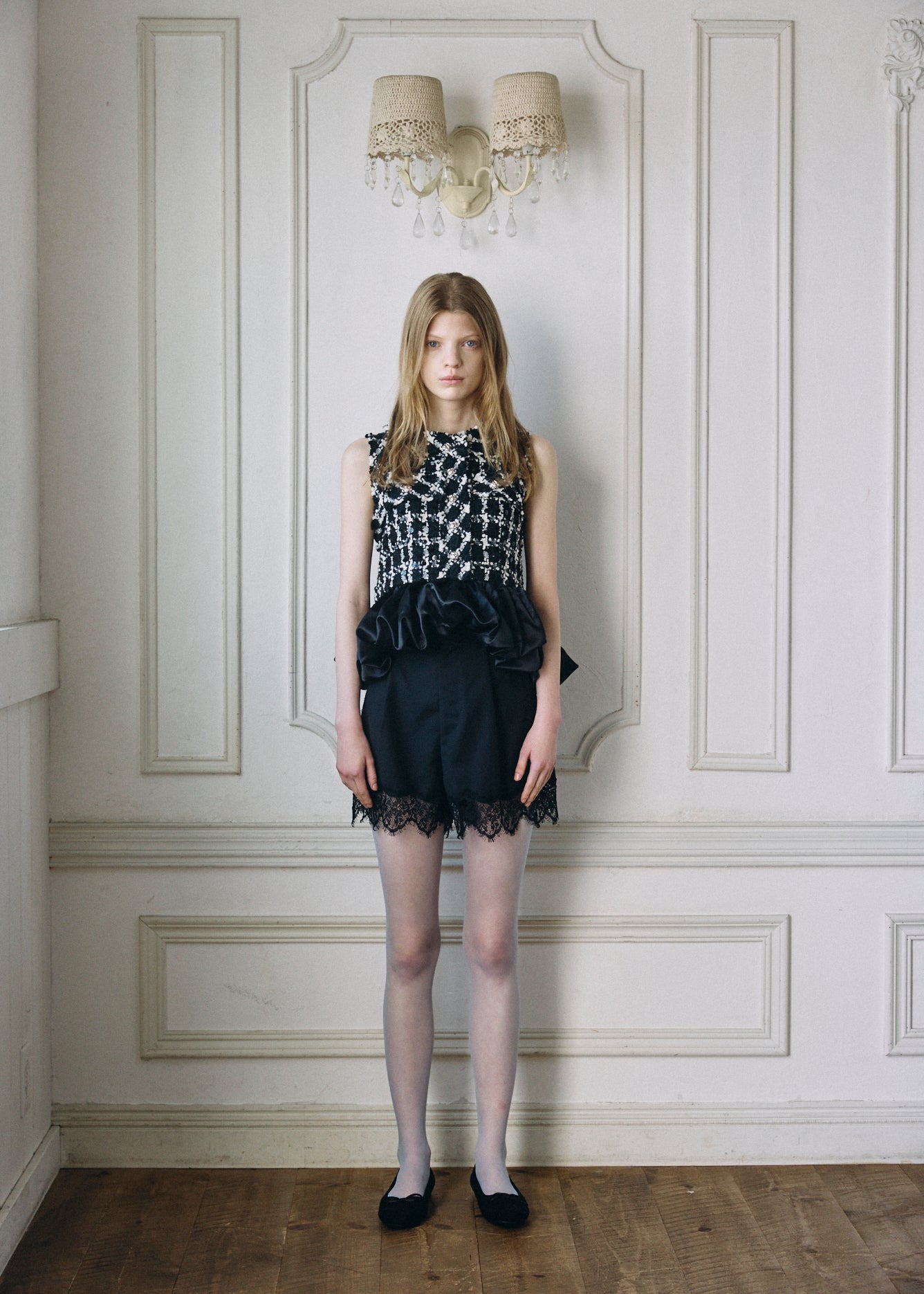 【予約商品】Tweed Balloon Docking Top