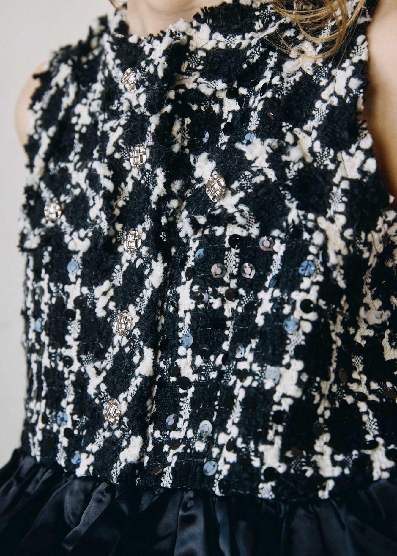 【予約商品】Tweed Balloon Docking Top