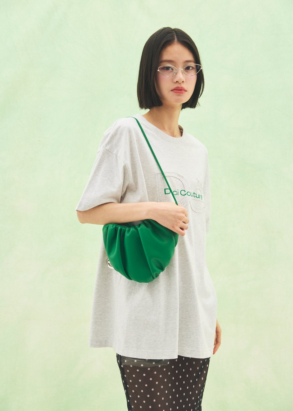 【Big】Cut-Out Logo T-Shirt
