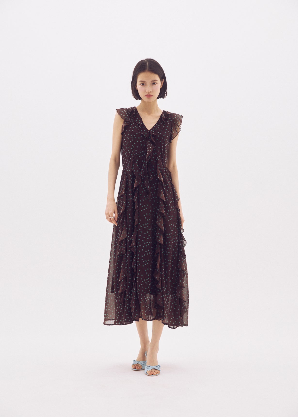 Flower Ruffle Dress