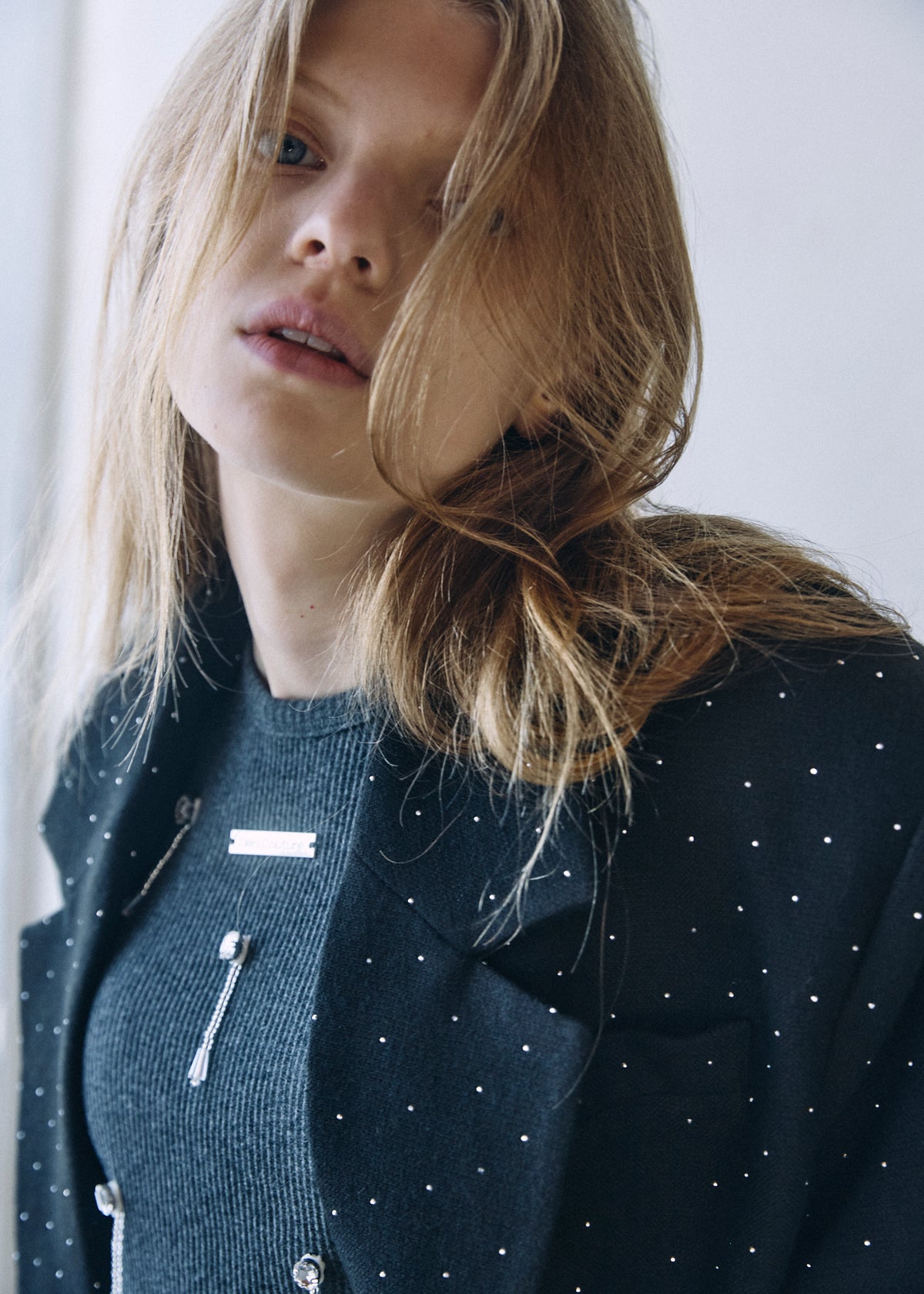 【予約商品】2WAY Bijou Lace Jacket