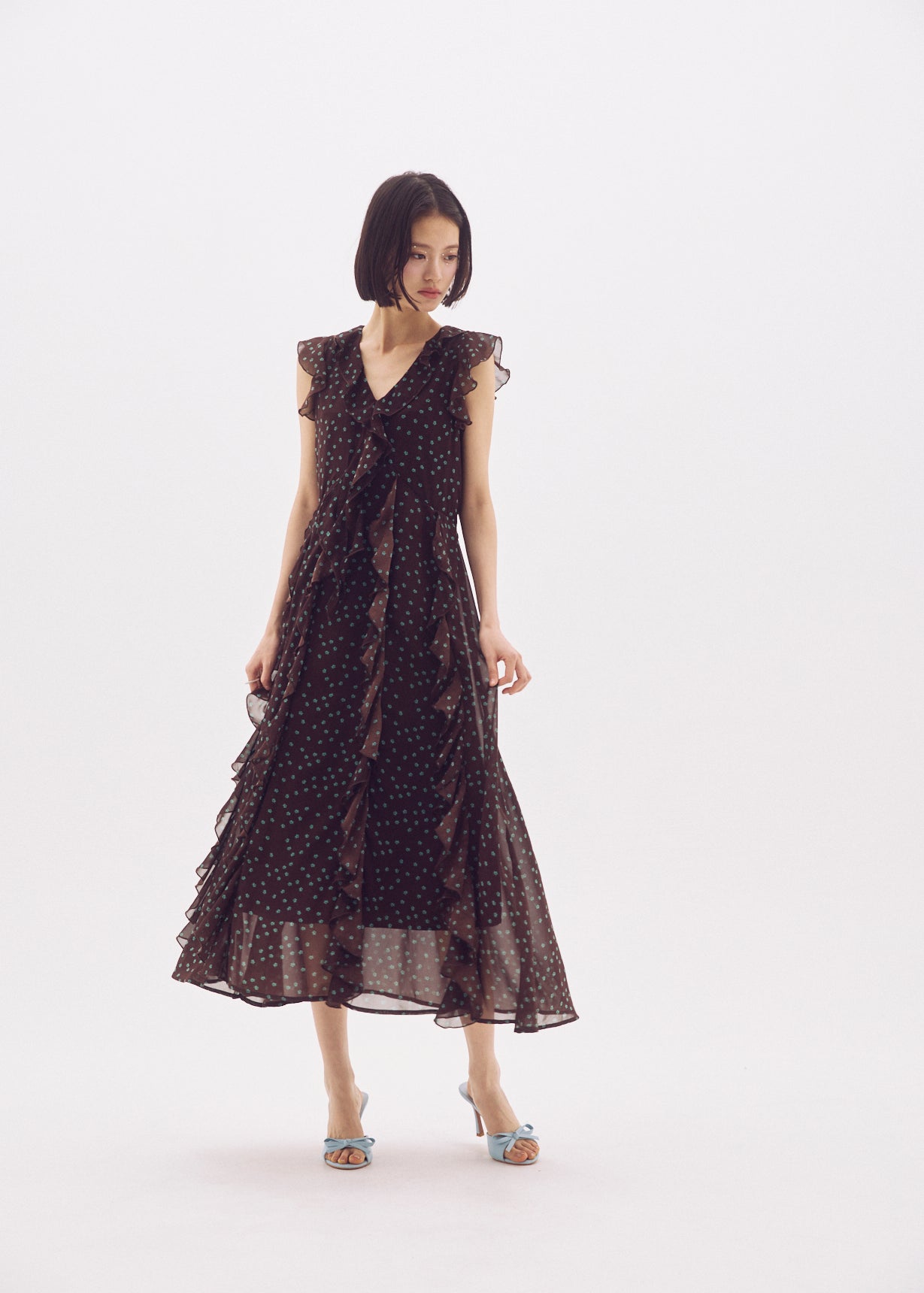 Flower Ruffle Dress