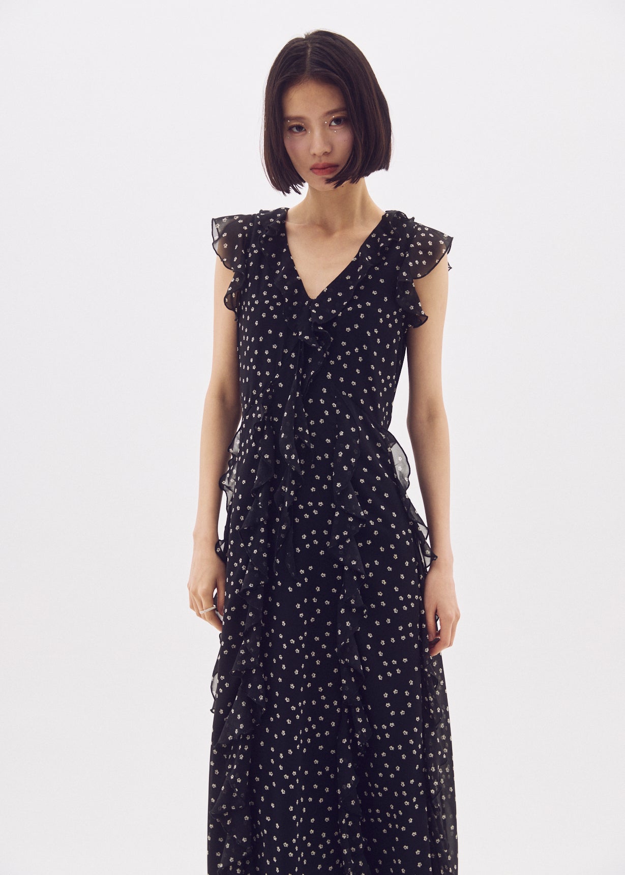 Flower Ruffle Dress