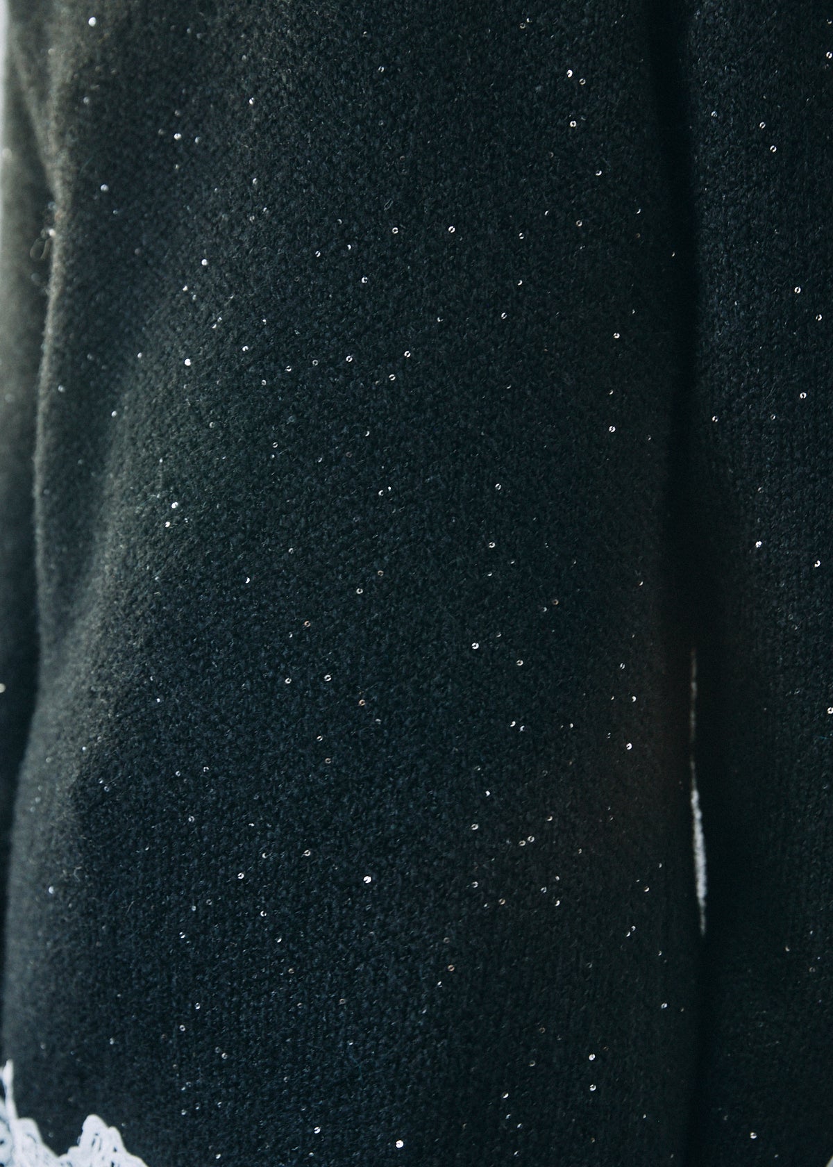【予約商品】Lace Sparkle Oversized Knit
