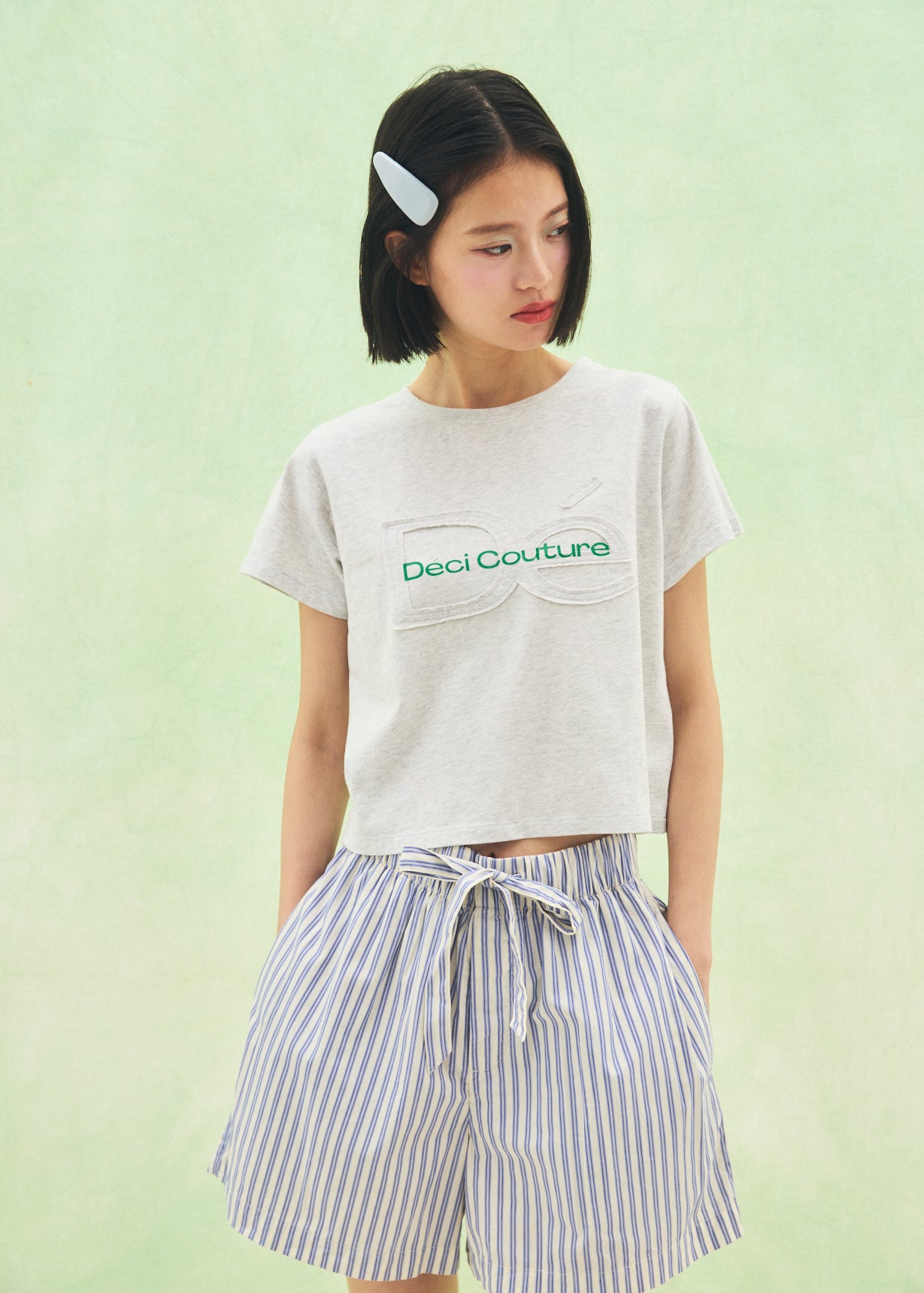 【Mini】Cut-Out Logo T-Shirt