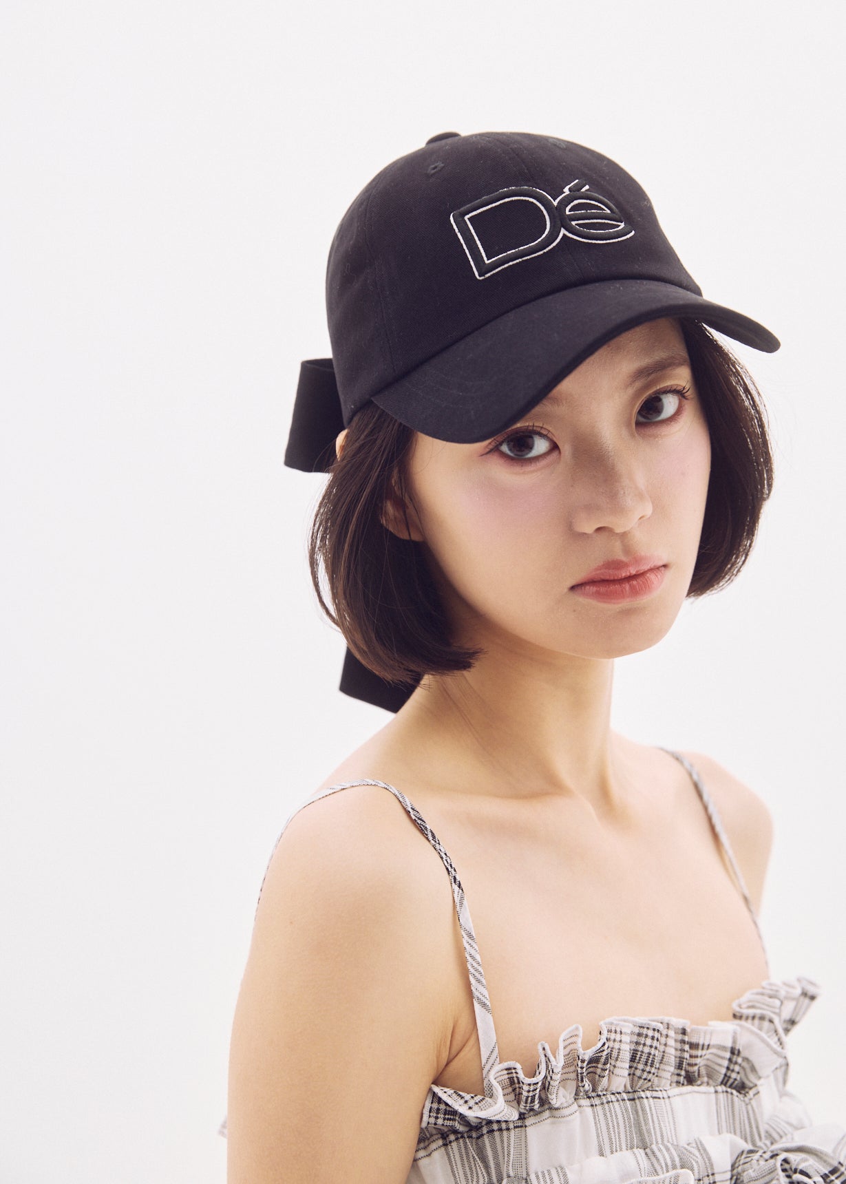 Deci Couture キャップ Dé Logo Ribbon Cap