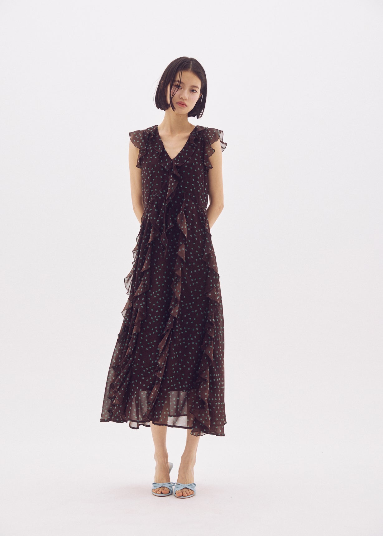 Flower Ruffle Dress
