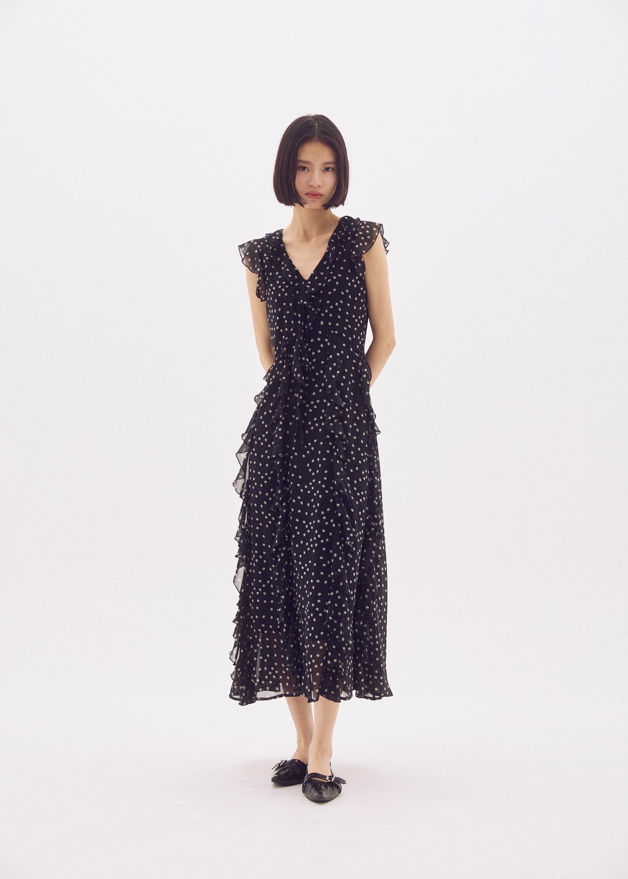 Flower Ruffle Dress