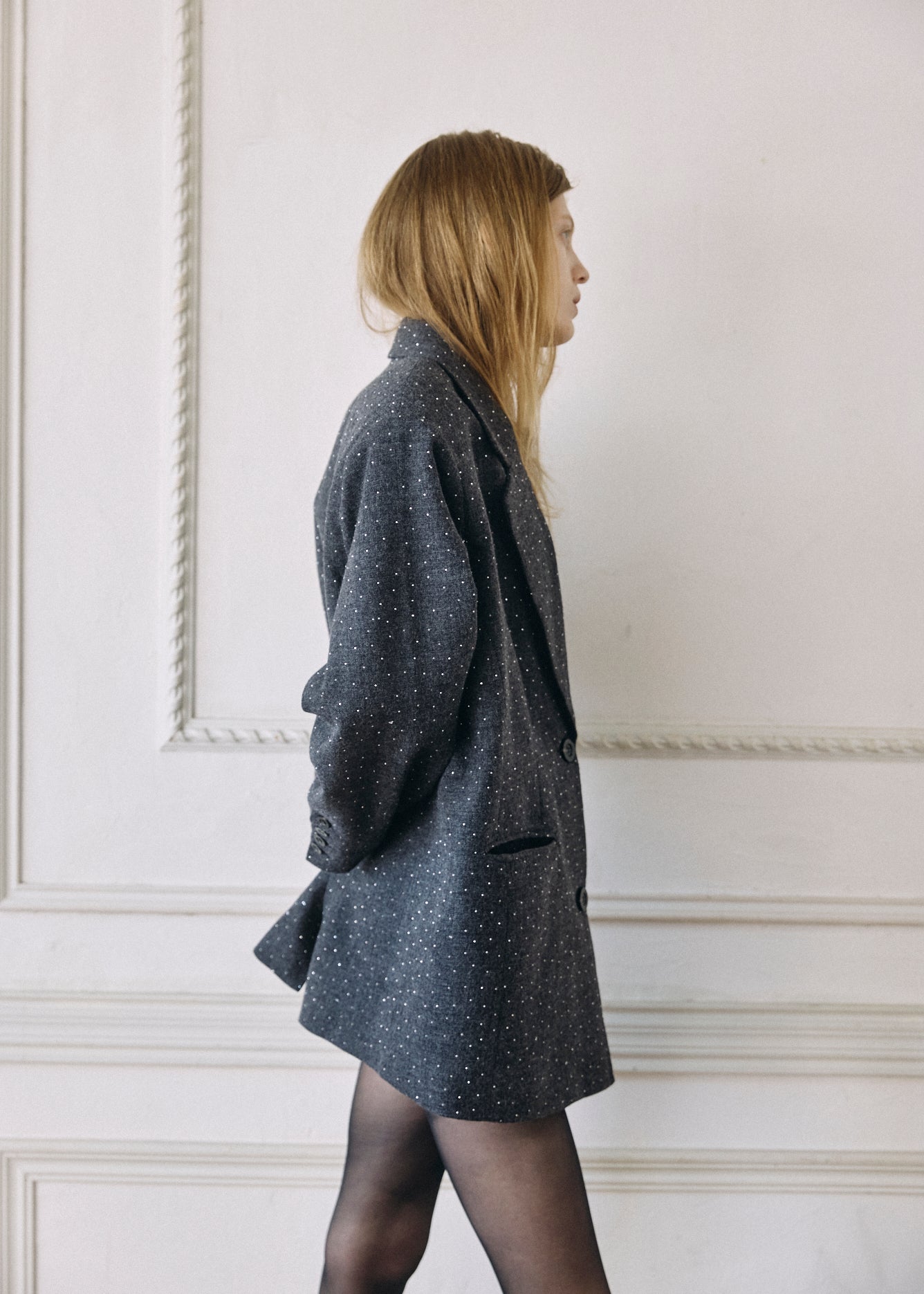 【予約商品】2WAY Bijou Lace Jacket
