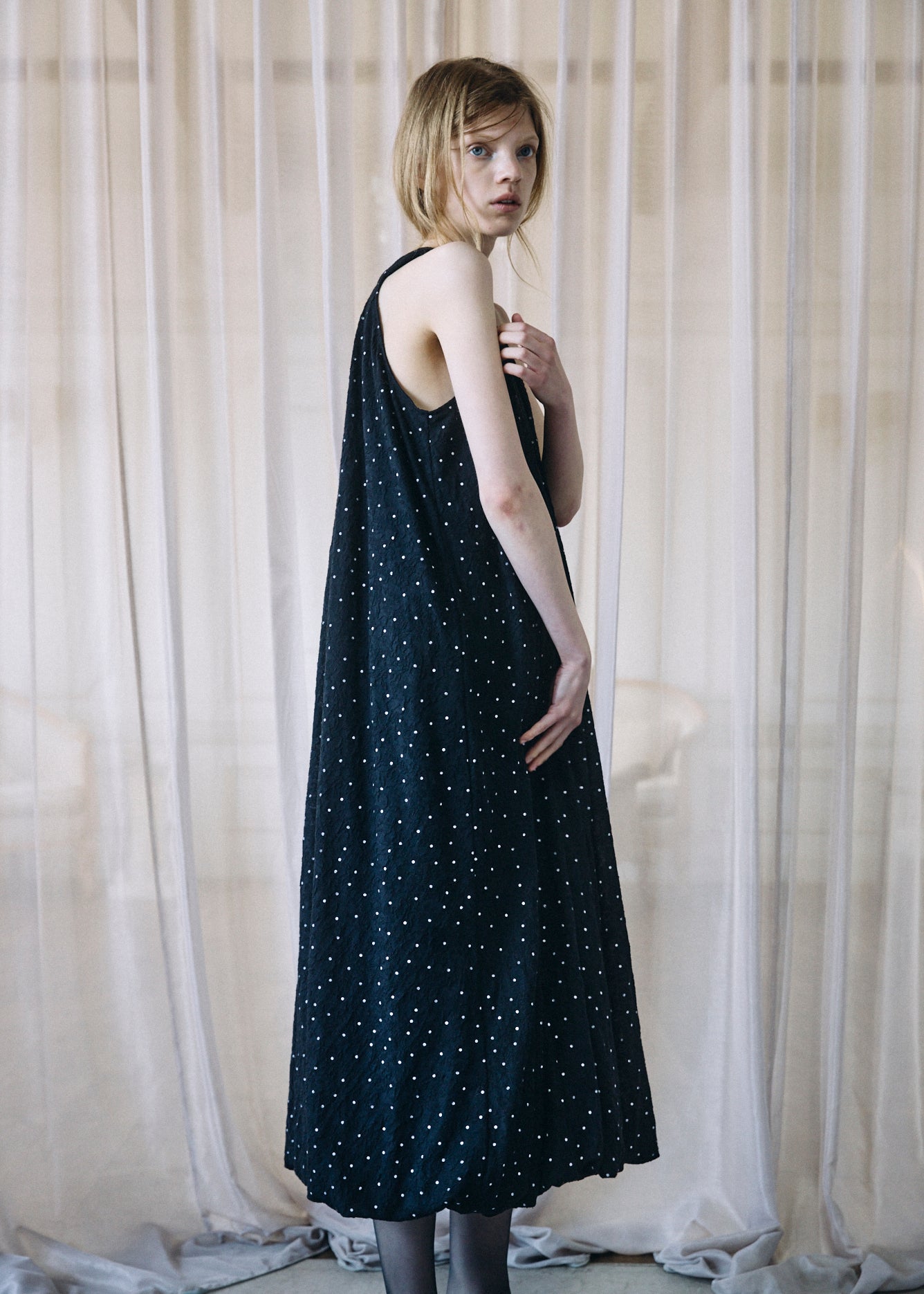 Dot Balloon Dress