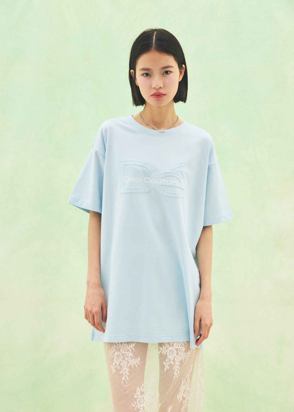 【Big】Cut-Out Logo T-Shirt