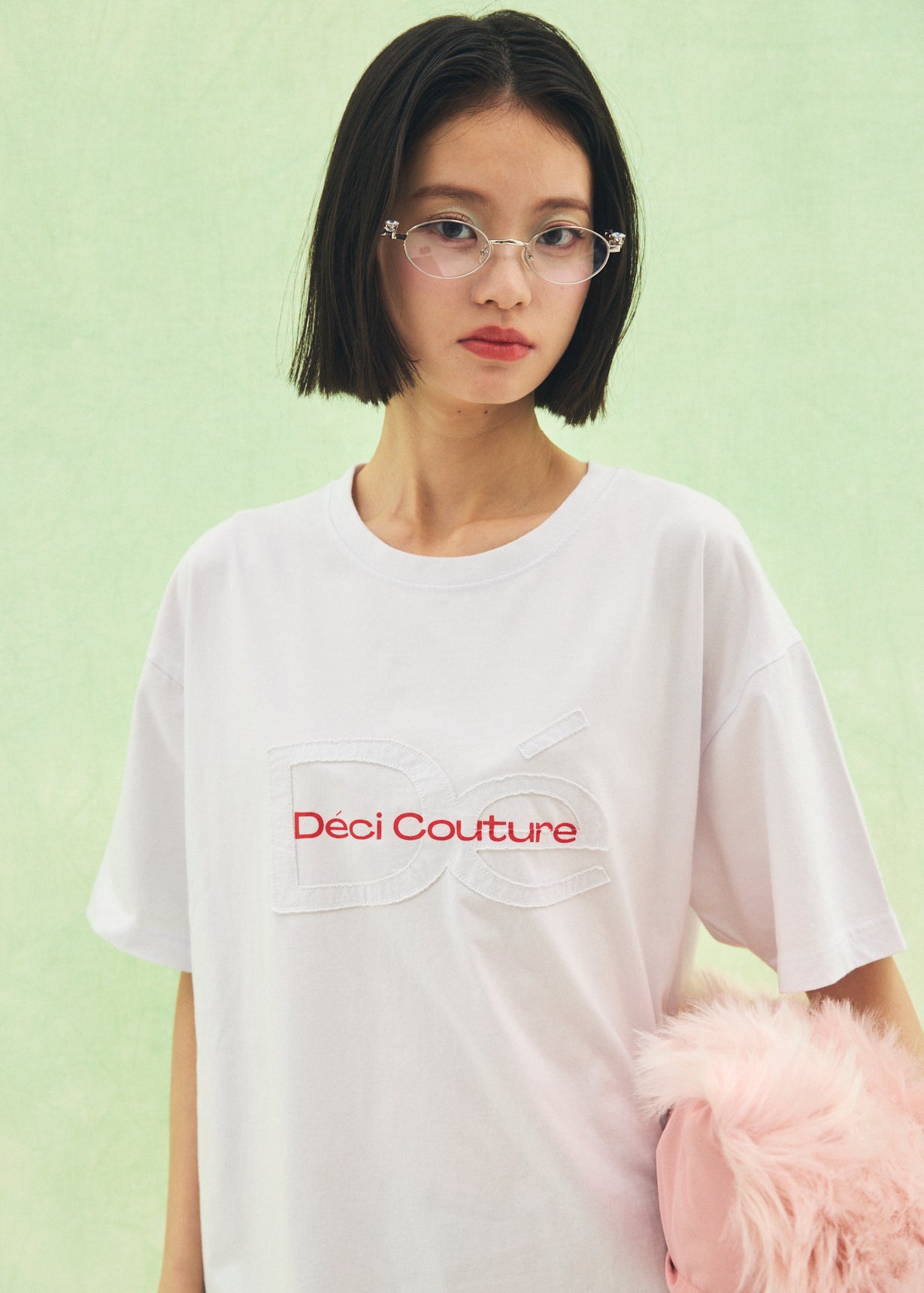 【Big】Cut-Out Logo T-Shirt