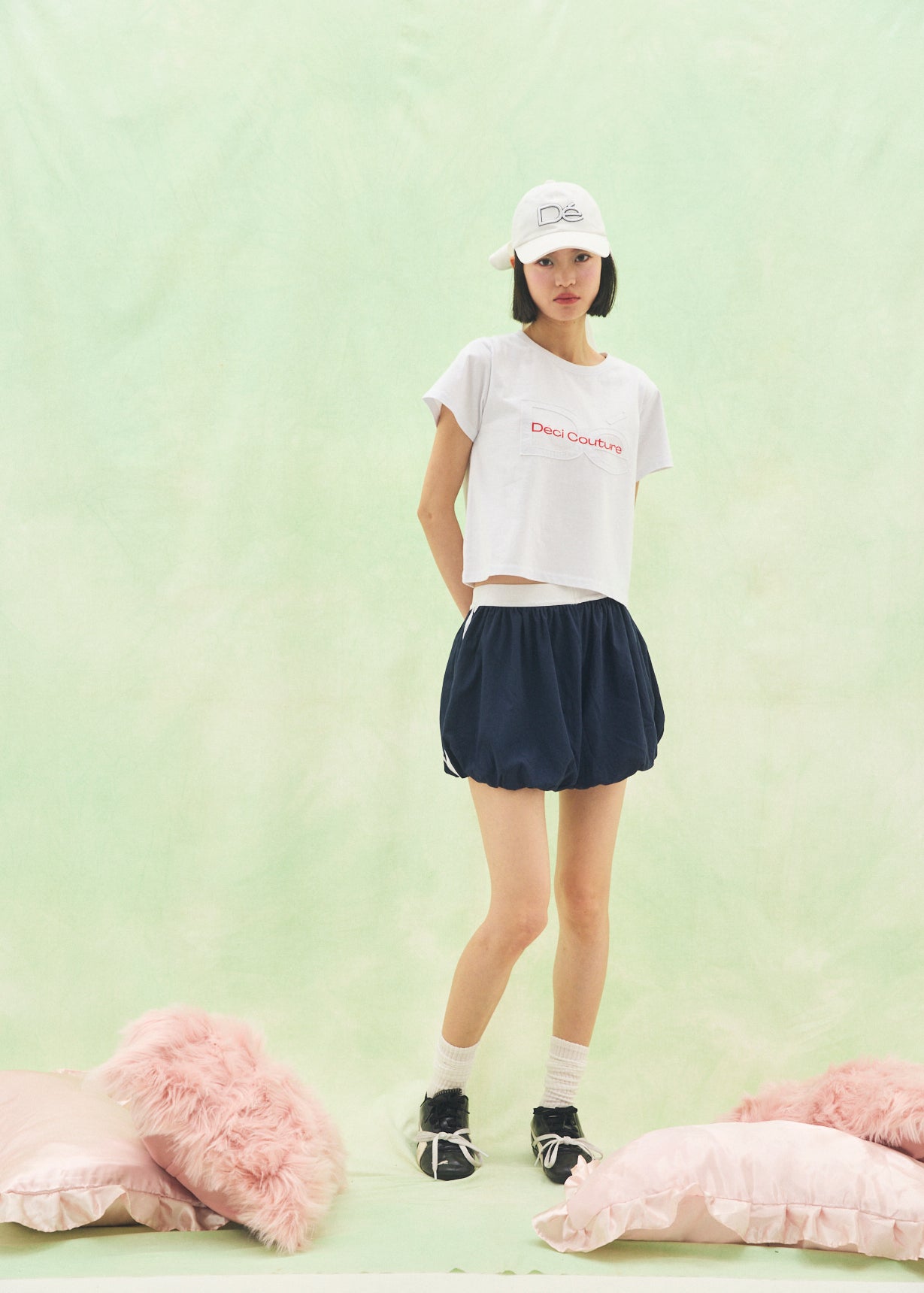 【Mini】Cut-Out Logo T-Shirt