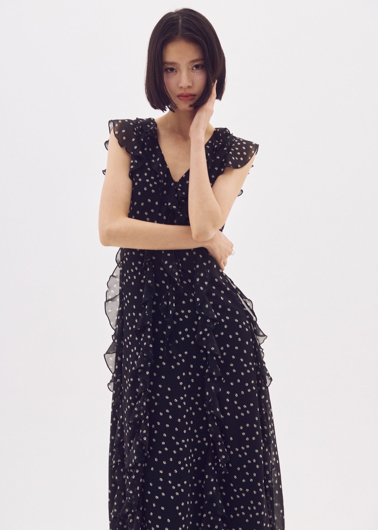 Flower Ruffle Dress