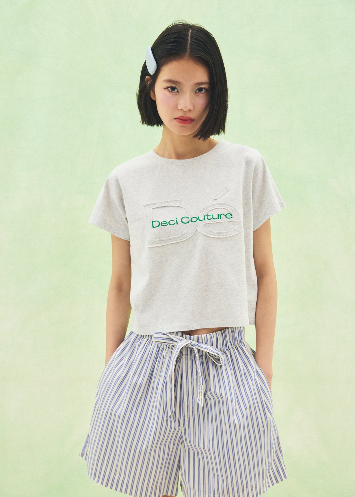 【Mini】Cut-Out Logo T-Shirt
