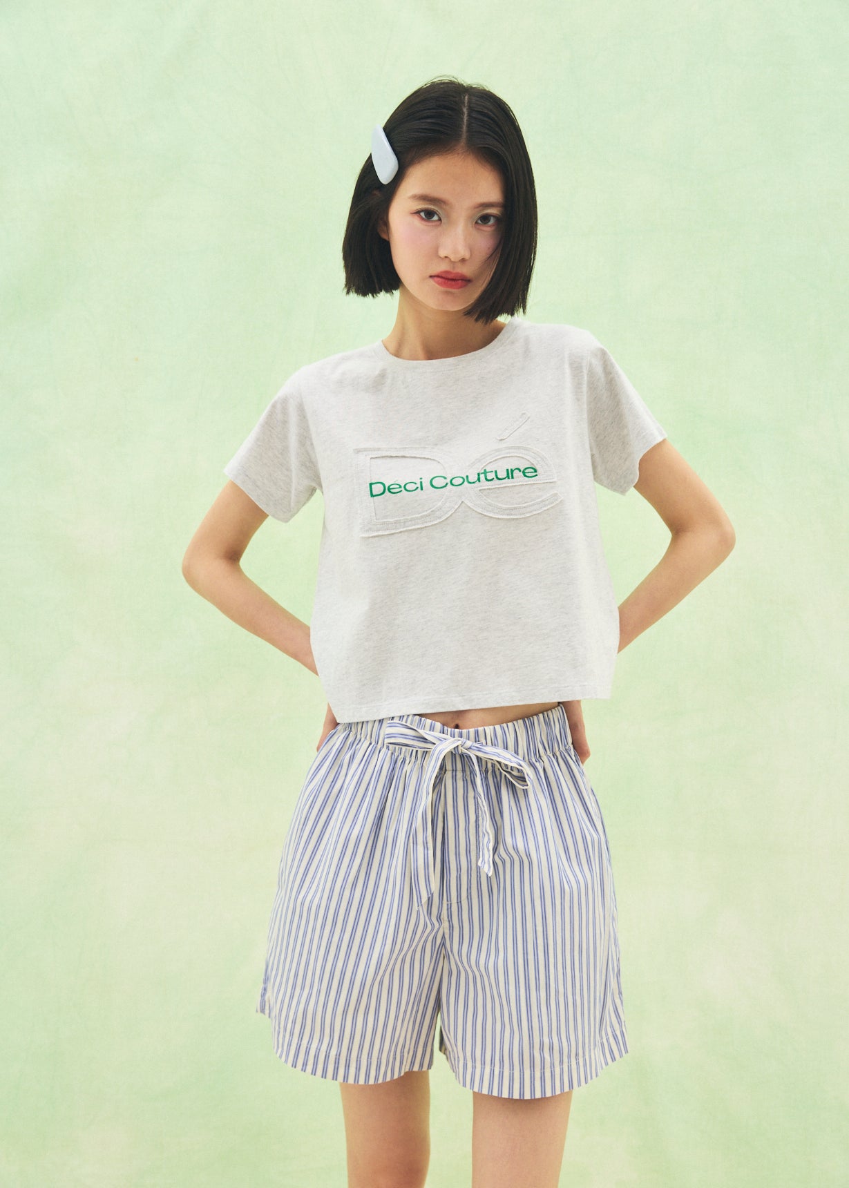 【Mini】Cut-Out Logo T-Shirt