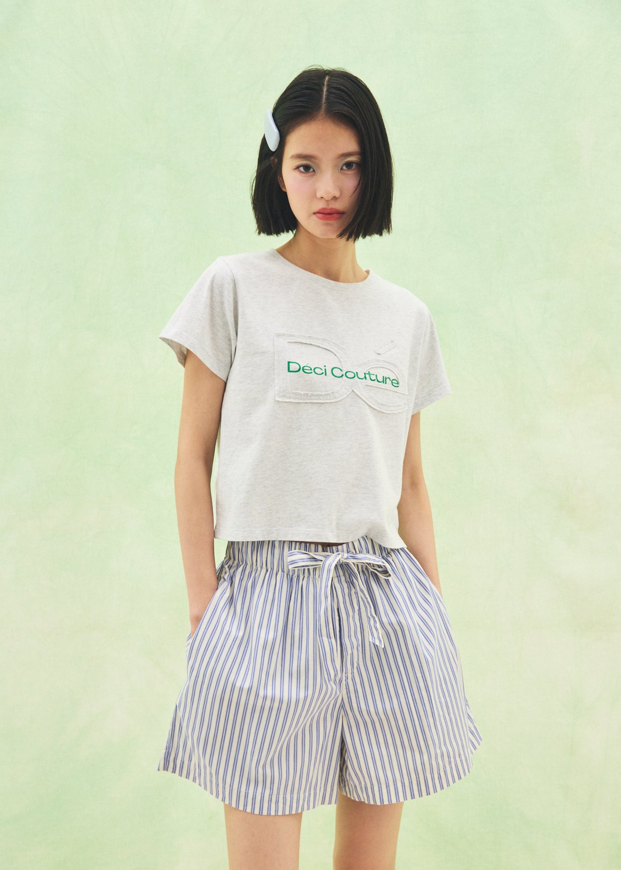 【Mini】Cut-Out Logo T-Shirt