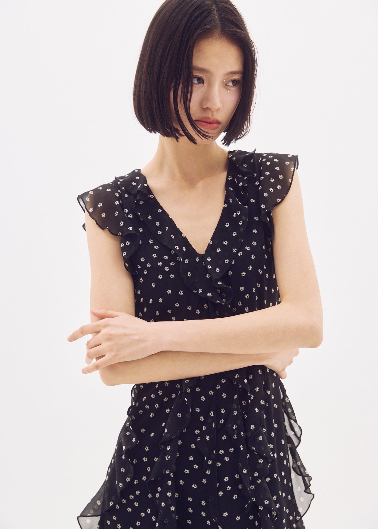 Flower Ruffle Dress