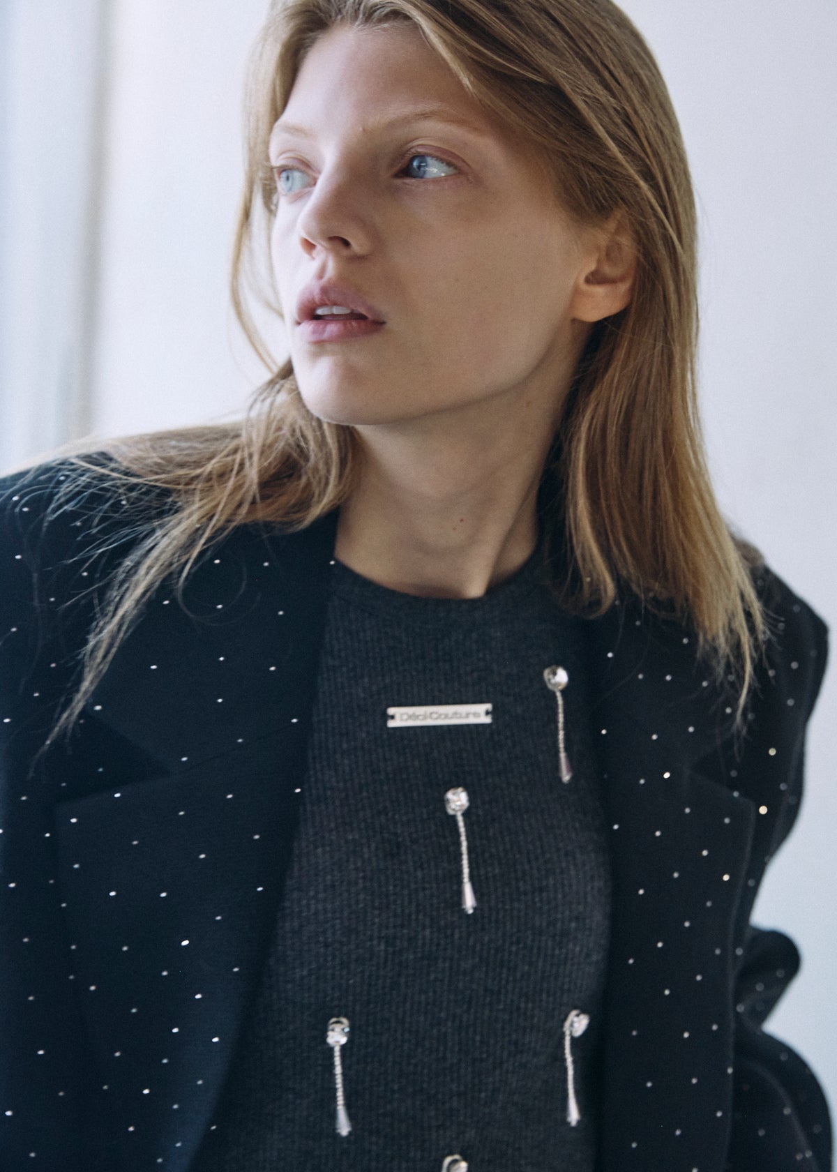 【予約商品】2WAY Bijou Lace Jacket
