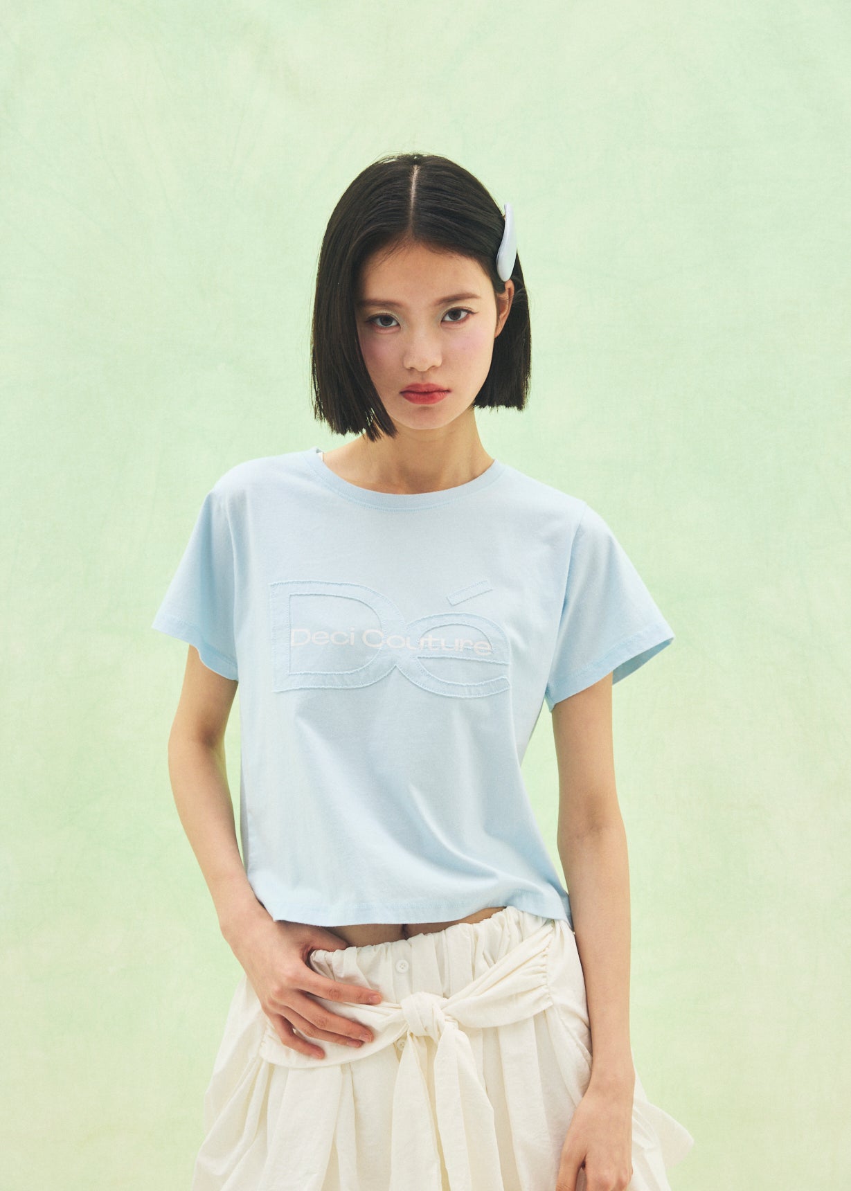 【Mini】Cut-Out Logo T-Shirt
