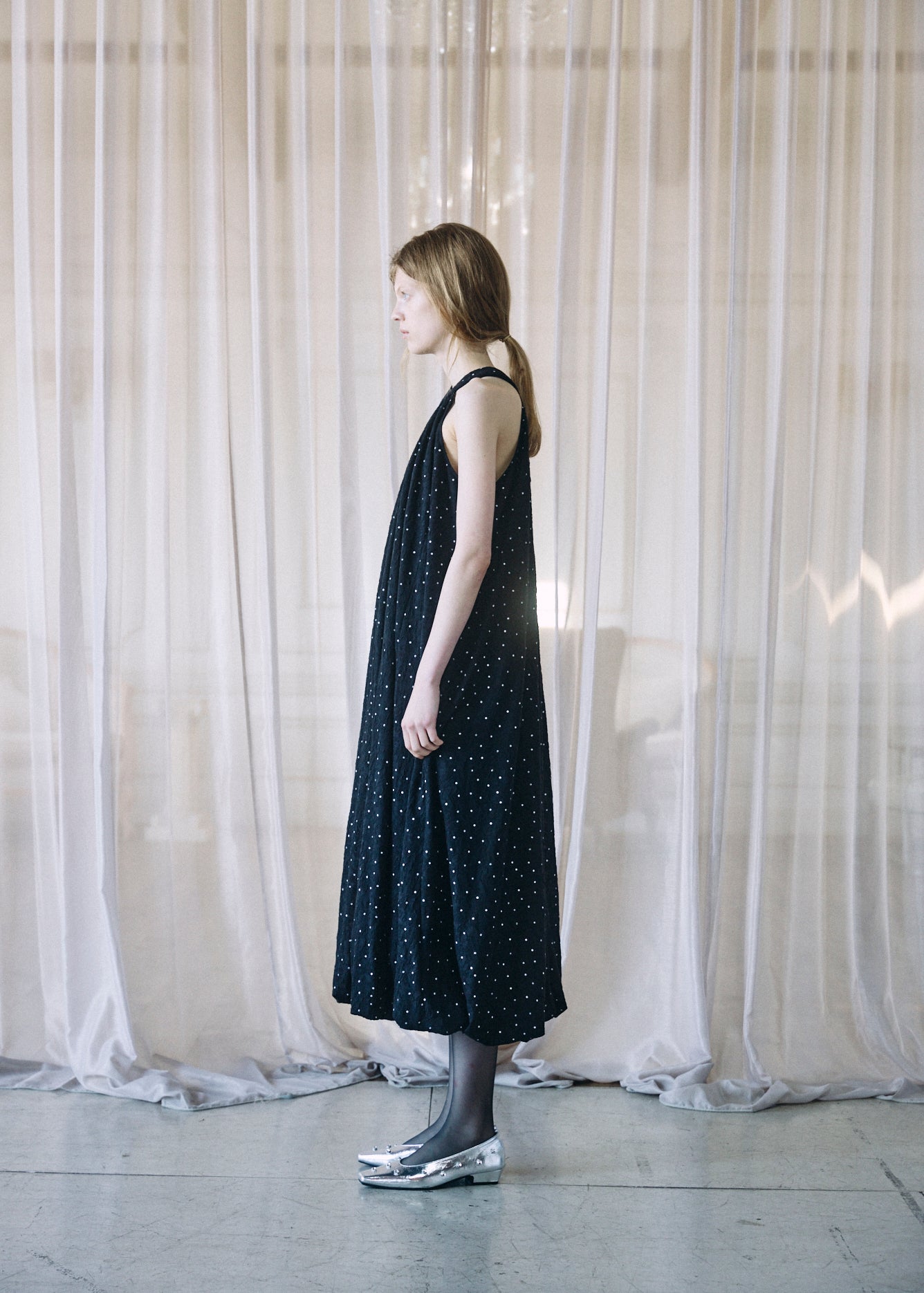 Dot Balloon Dress