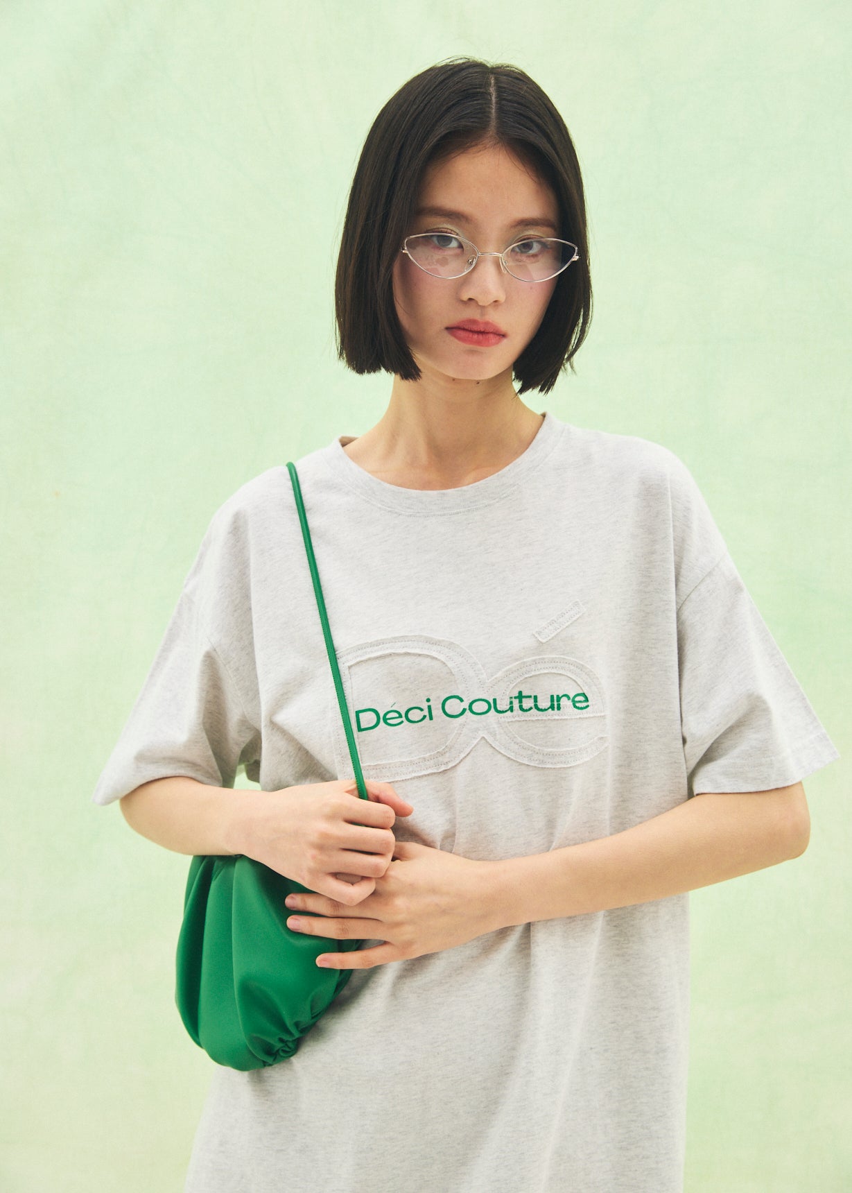 【Big】Cut-Out Logo T-Shirt