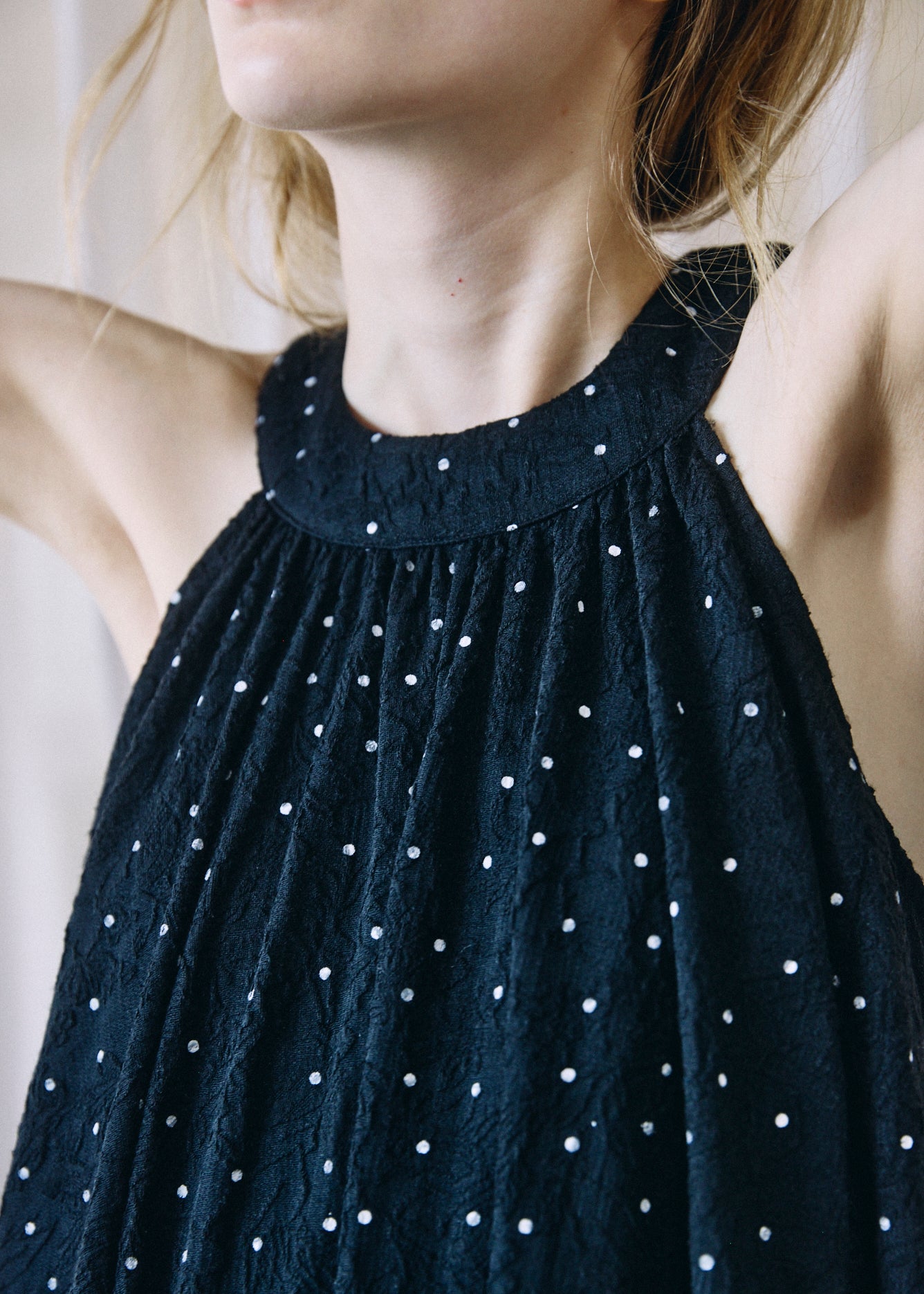 Dot Balloon Dress