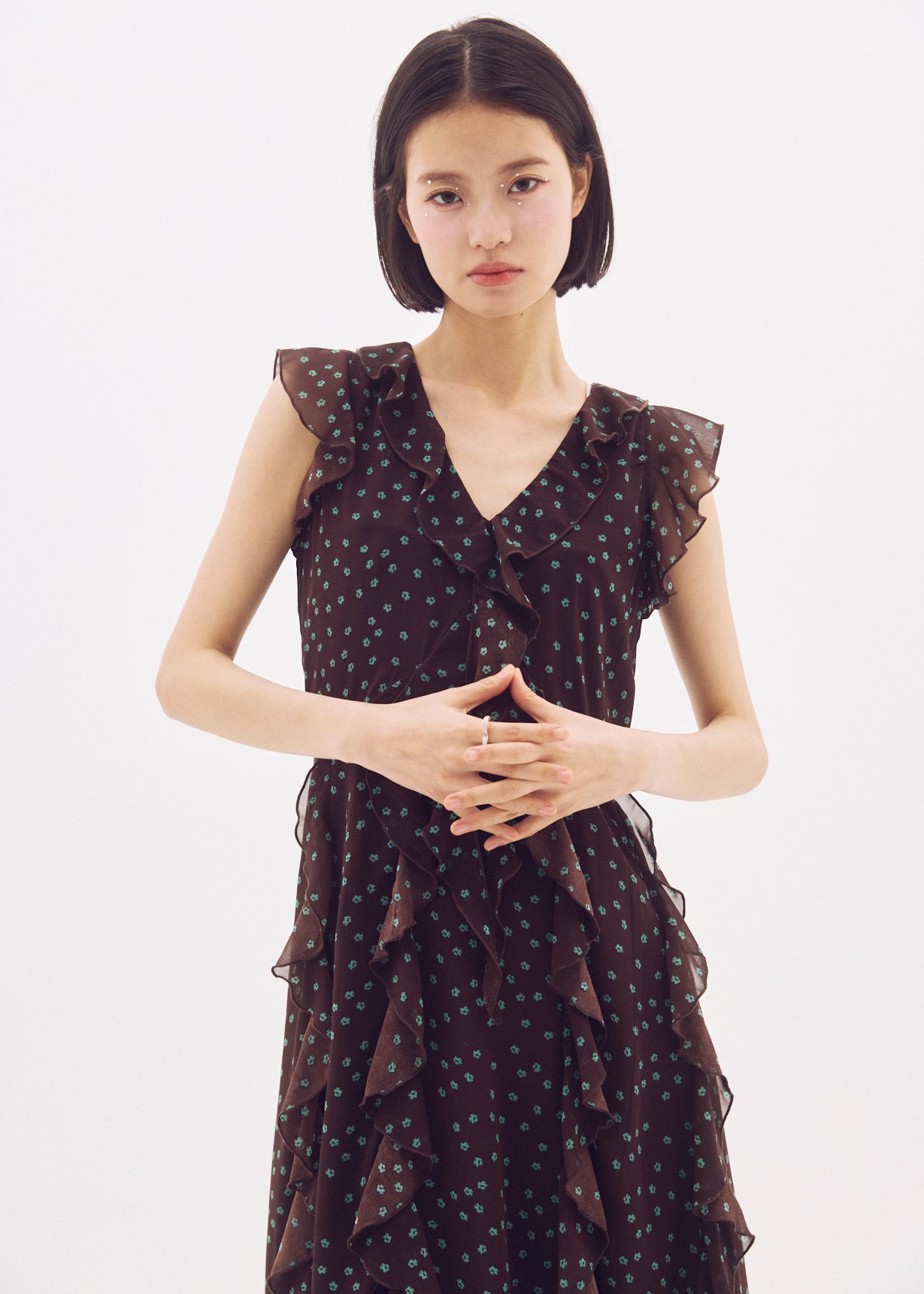 Flower Ruffle Dress