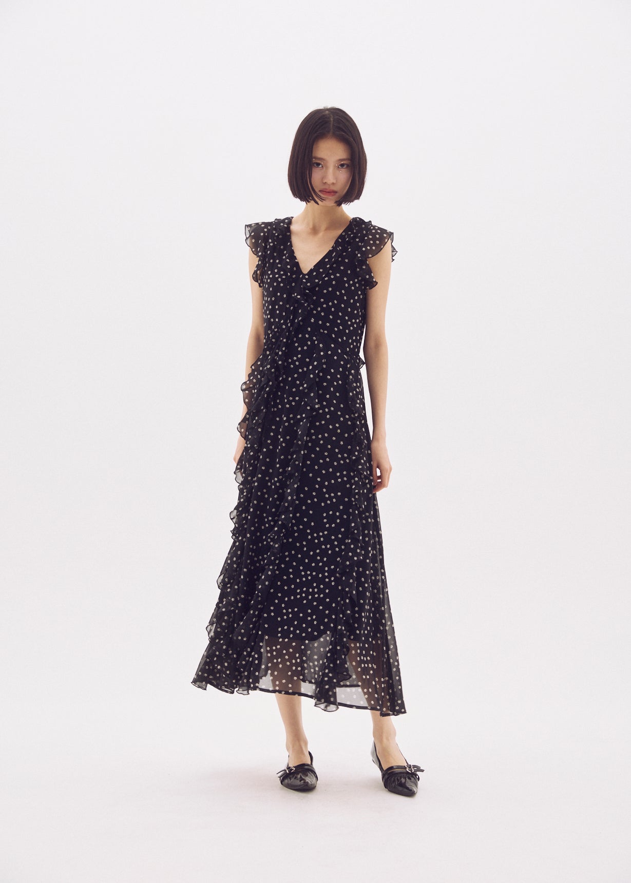 Flower Ruffle Dress