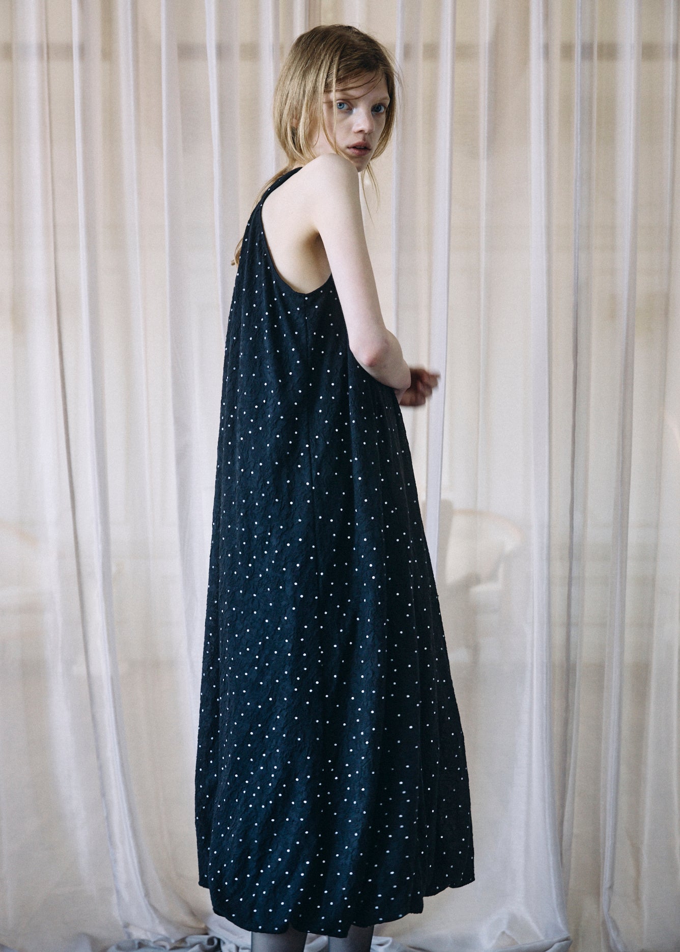Dot Balloon Dress
