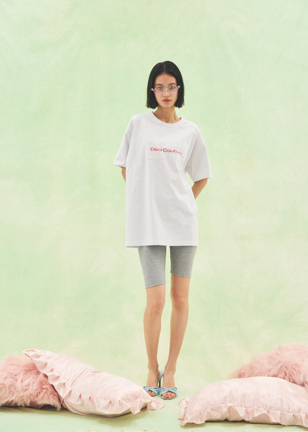 【Big】Cut-Out Logo T-Shirt