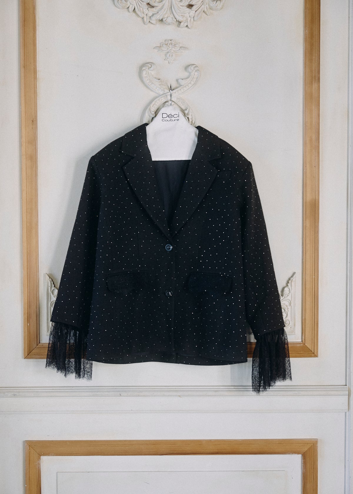 【予約商品】2WAY Bijou Lace Jacket