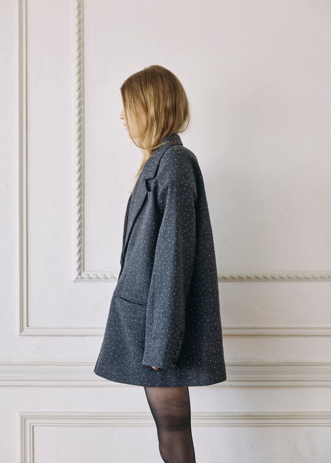 【予約商品】2WAY Bijou Lace Jacket