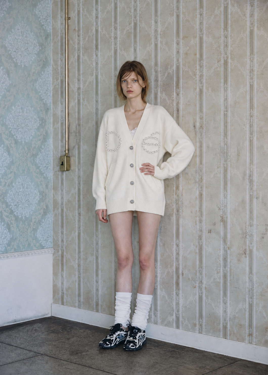 【予約商品】Dé Bijou Logo Loose Cardigan