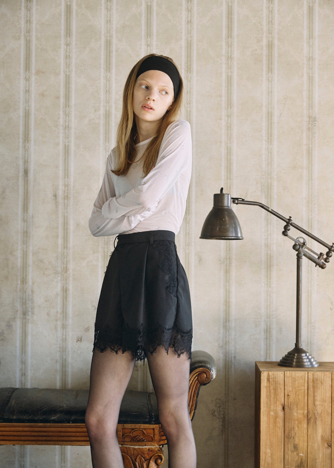 【予約商品】Scallop Lace Short Pants