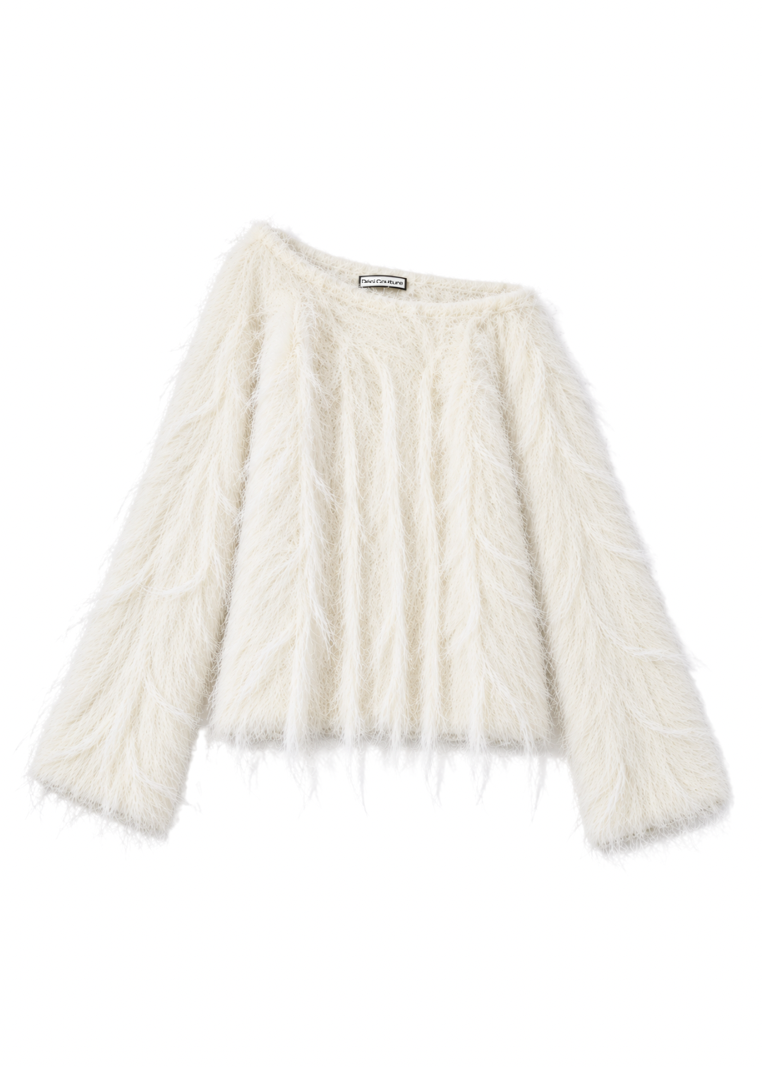 【予定商品】Off Shoulder Feather Knit