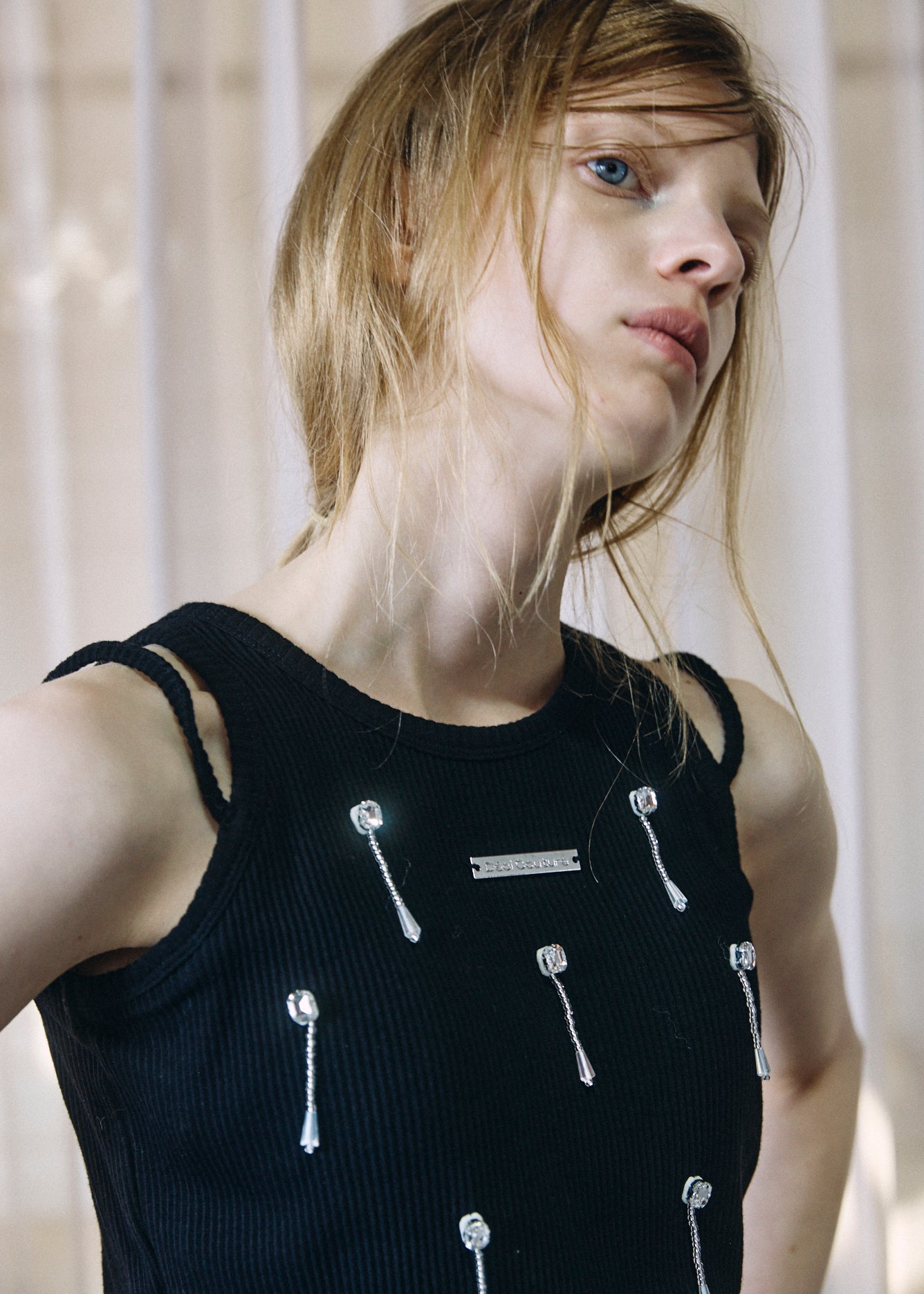 Bijou Double Strap Rib Tank (with Pads)