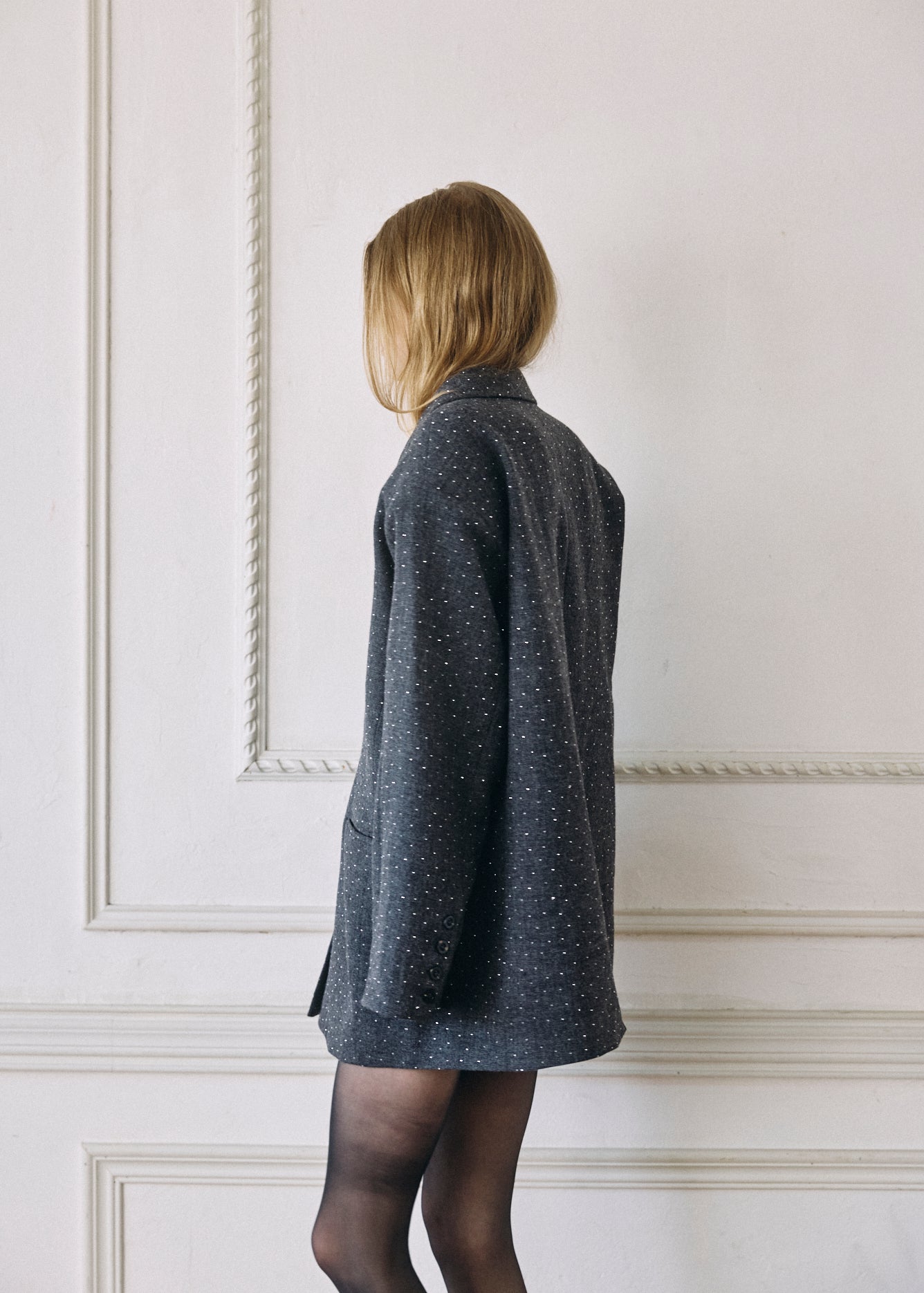 【予約商品】2WAY Bijou Lace Jacket