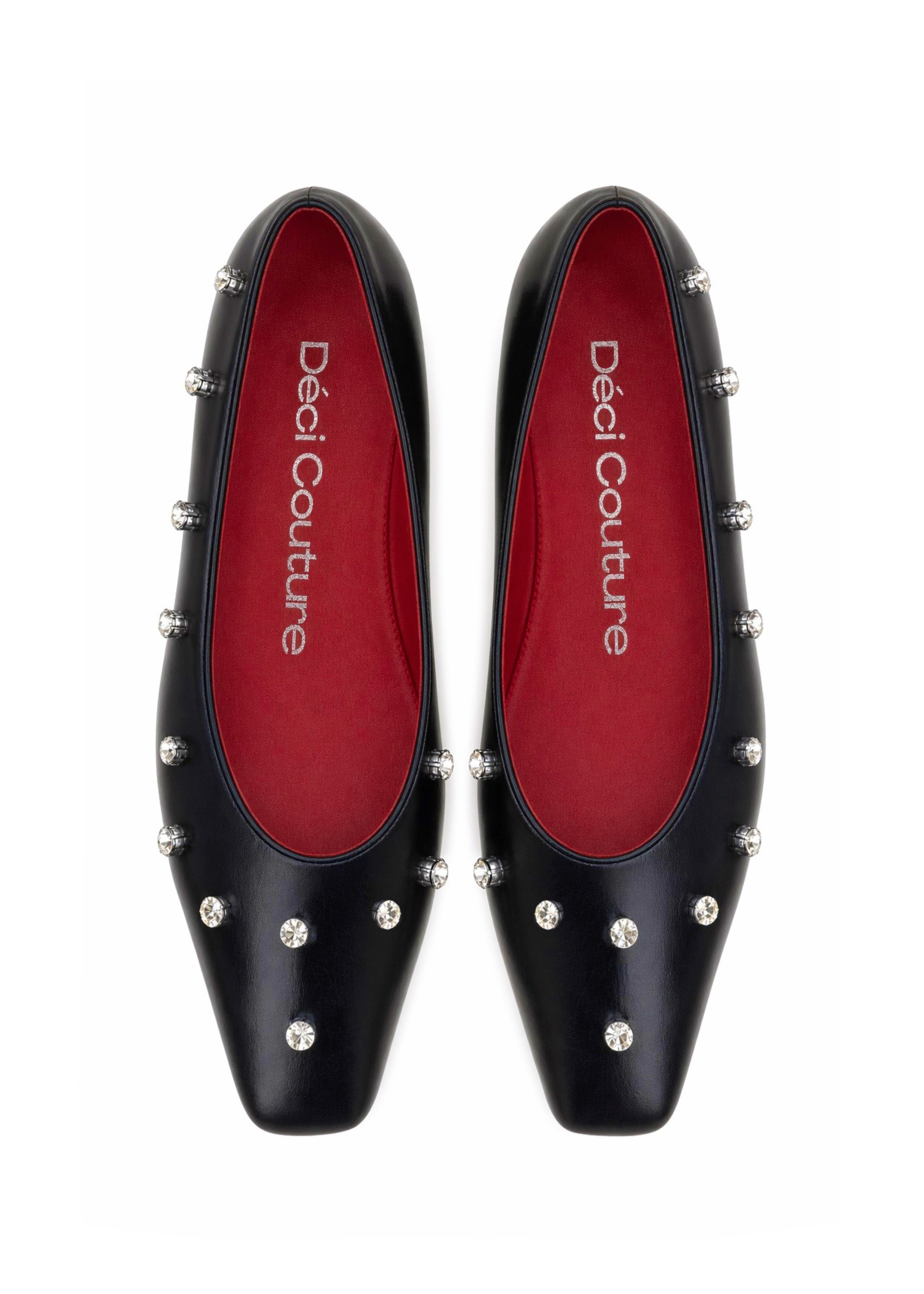 Square Toe Bijou Pumps