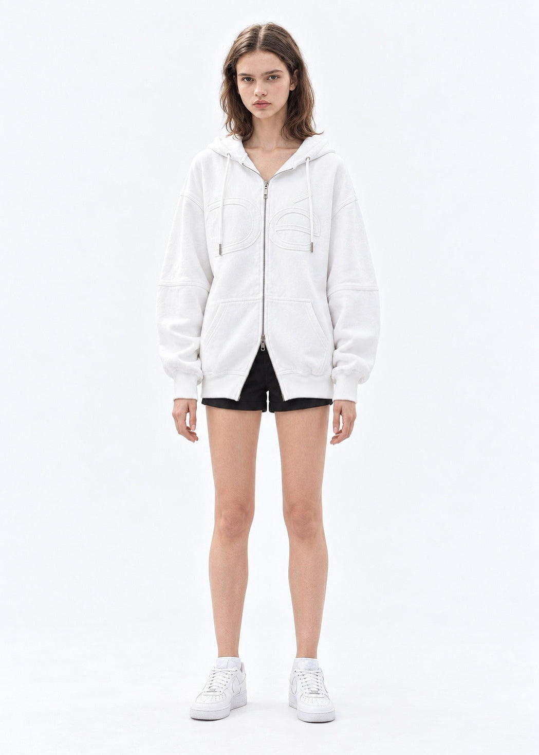Dé Logo Zip Hoodie