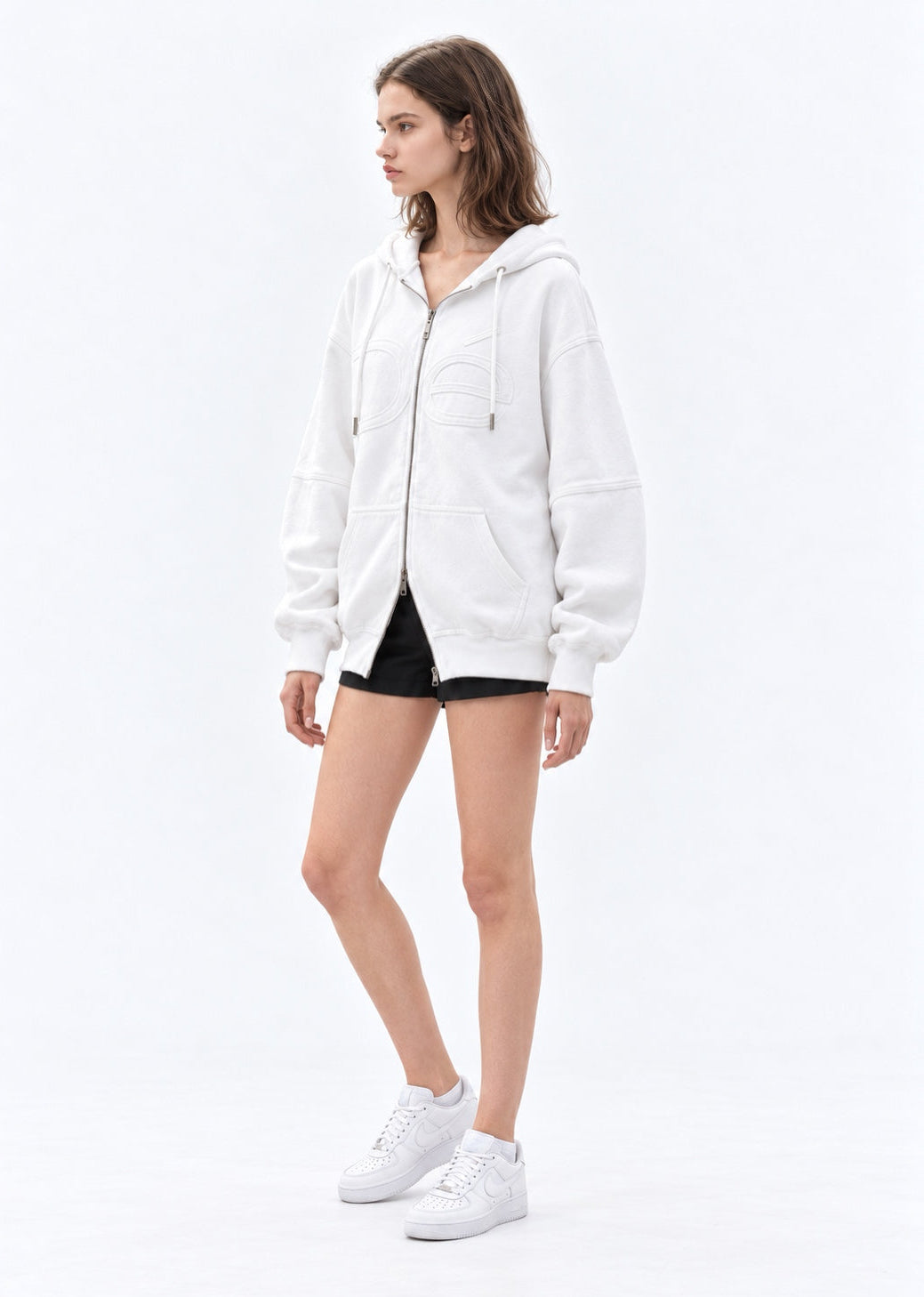 Dé Logo Zip Hoodie