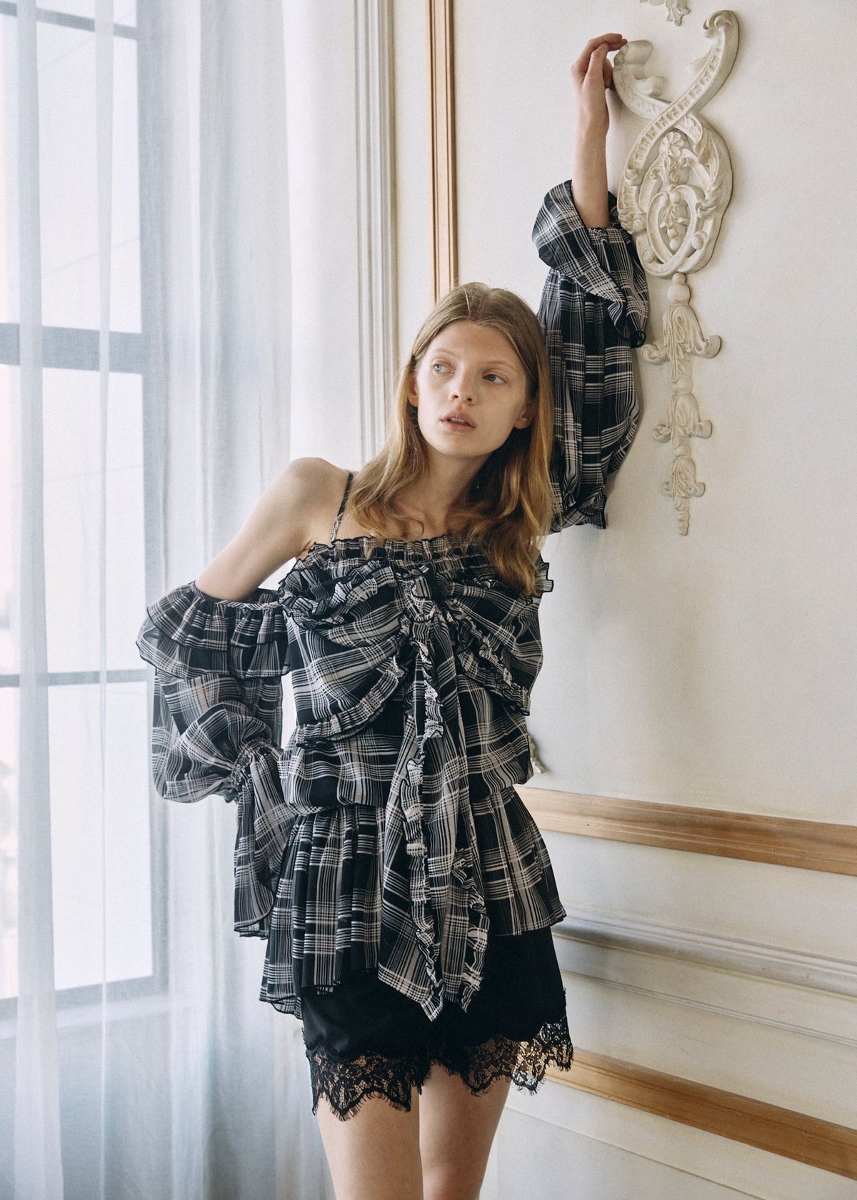 2Way Ribbon Tunic【CHECK】