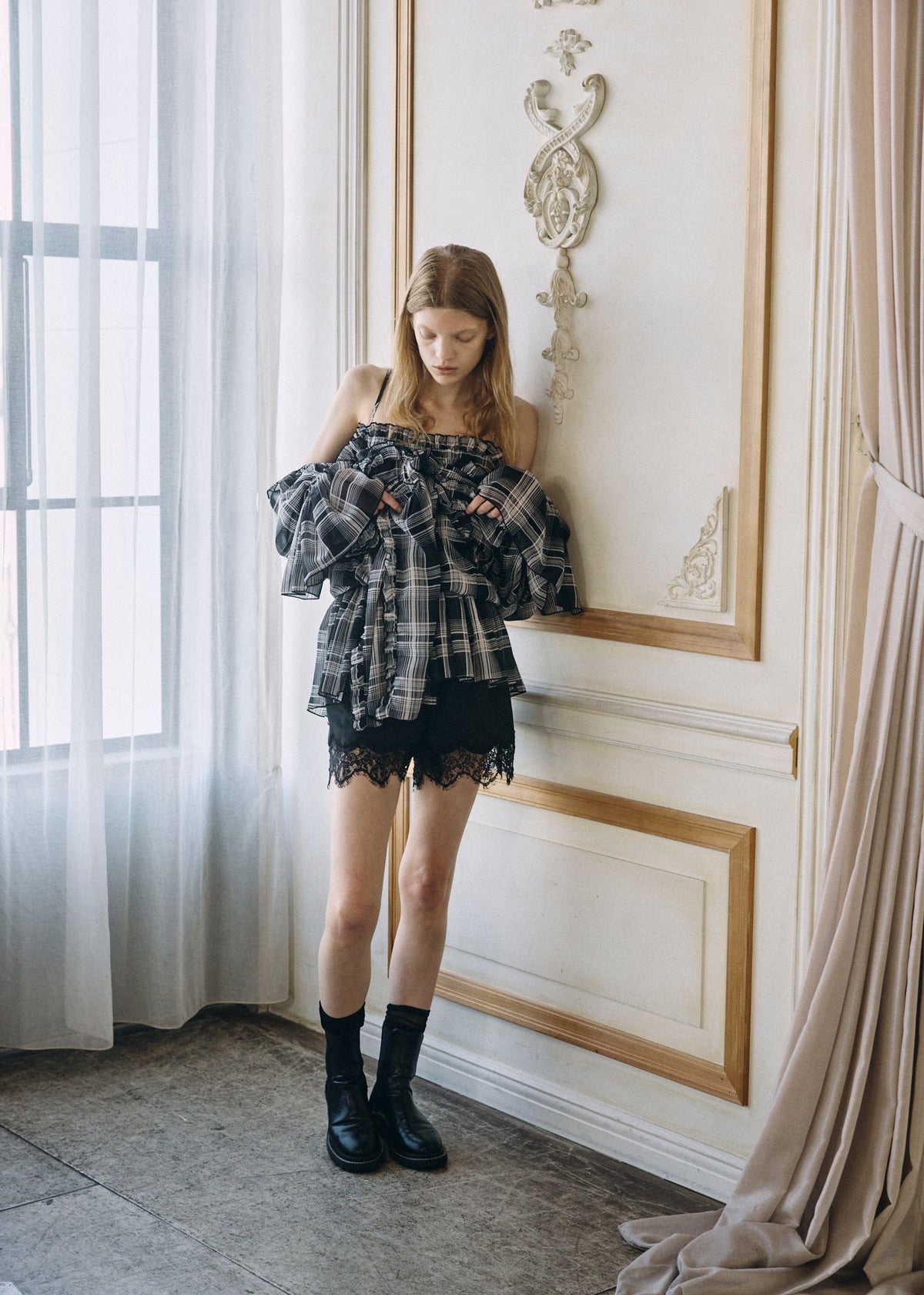 2Way Ribbon Tunic【CHECK】