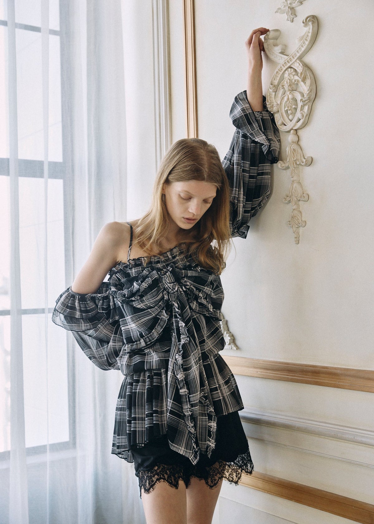 2Way Ribbon Tunic【CHECK】