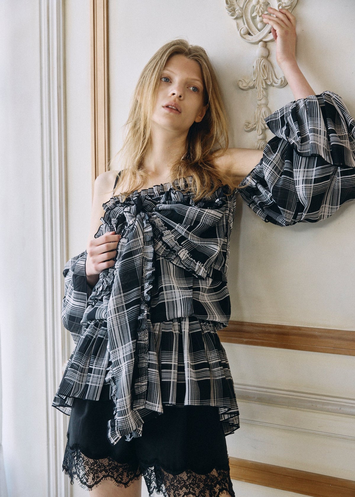 2Way Ribbon Tunic【CHECK】